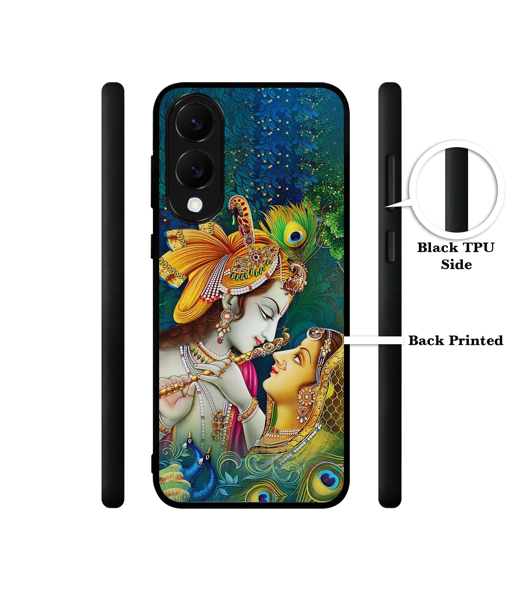 Radha Kishan Love Designer 2D Printed Back Case Cover for Samsung Galaxy S25 Edge 5G