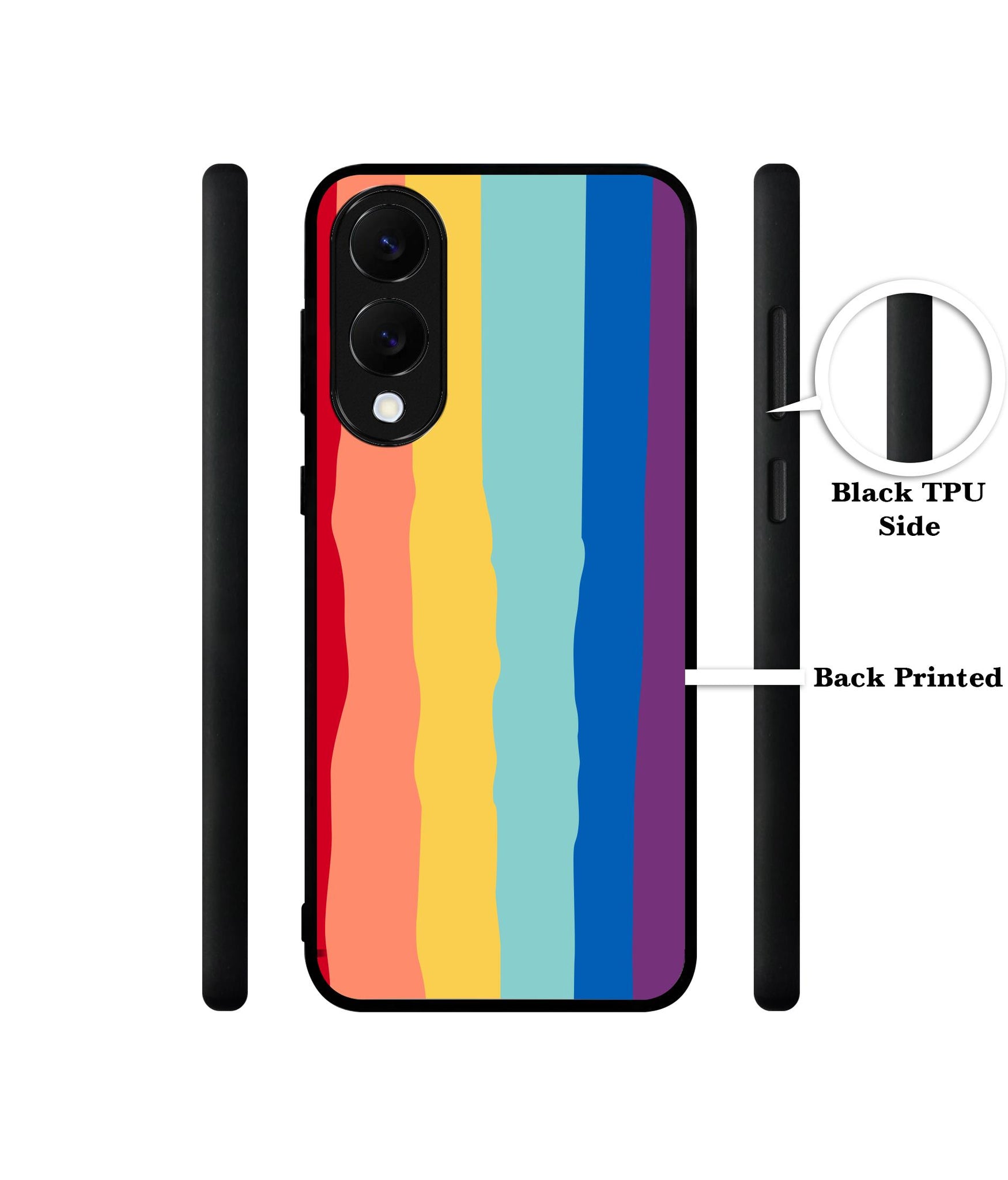 Rainbow Designer 2D Printed Back Case Cover for Samsung Galaxy S25 Edge 5G