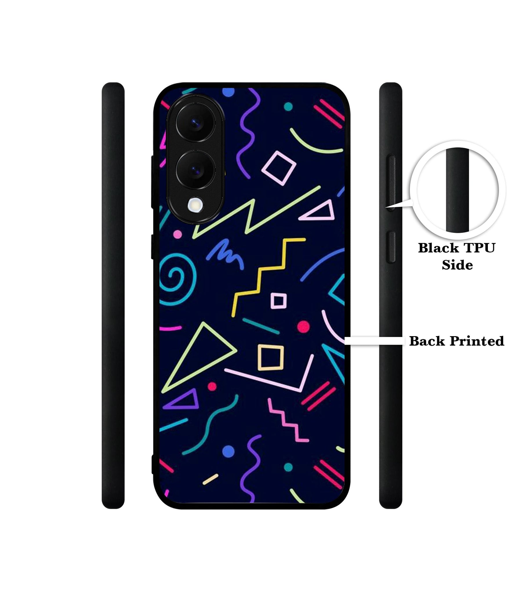 Retro Abstract Designer 2D Printed Back Case Cover for Samsung Galaxy S25 Edge 5G