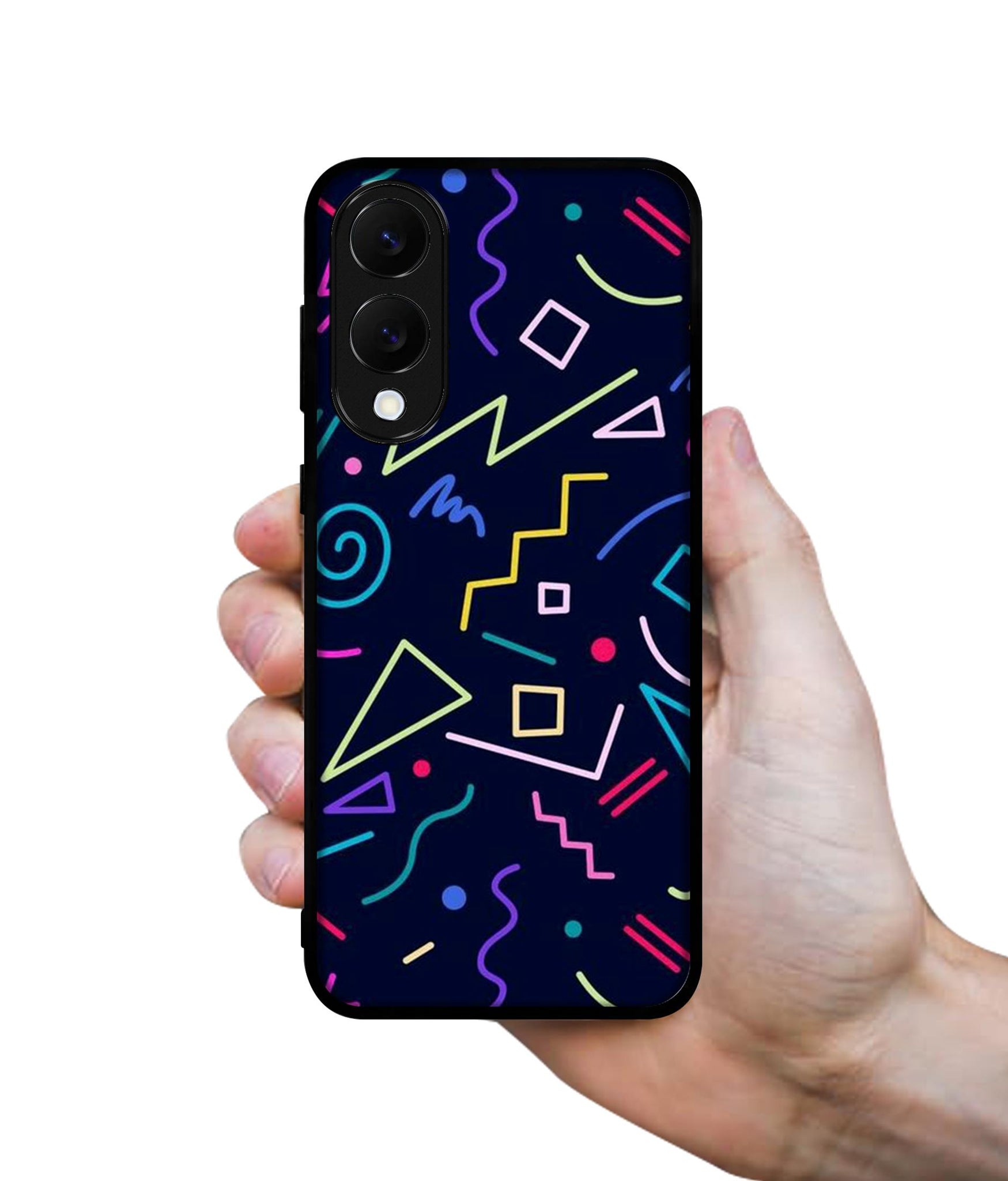 Retro Abstract Designer 2D Printed Back Case Cover for Samsung Galaxy S25 Edge 5G