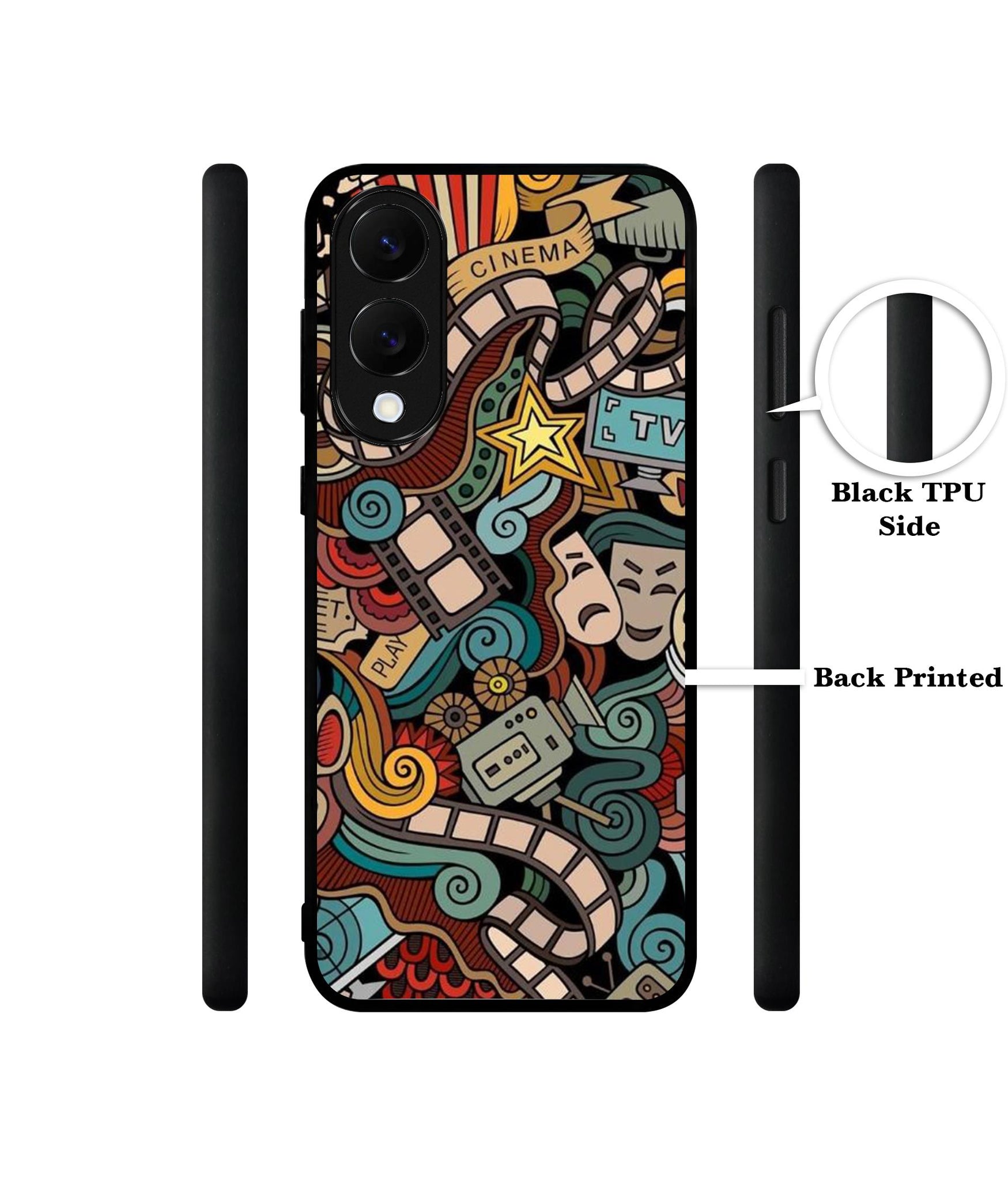 Movies Designer 2D Printed Back Case Cover for Samsung Galaxy S25 Edge 5G