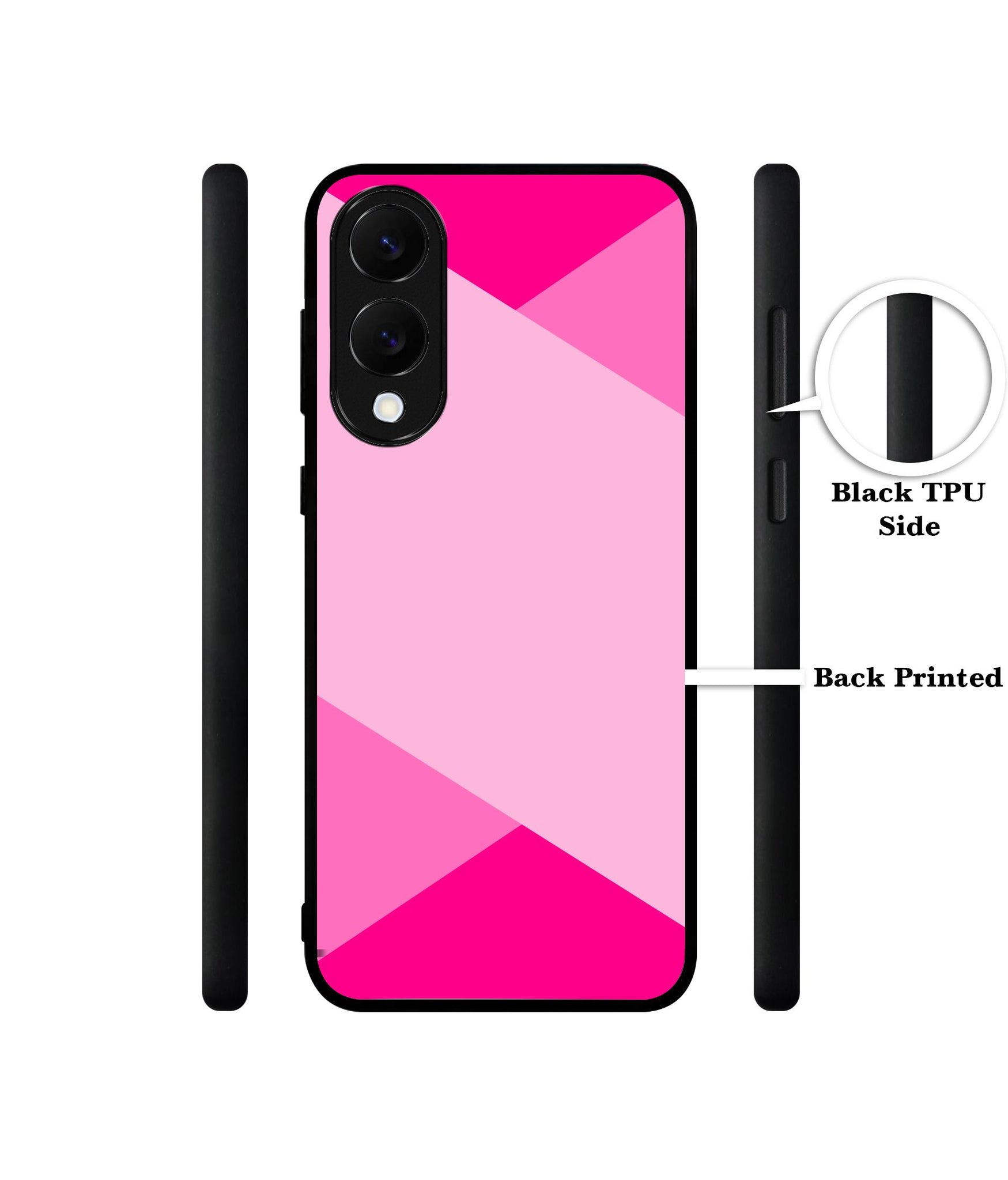 Pink Cross Vector Designer 2D Printed Back Case Cover for Samsung Galaxy S25 Edge 5G