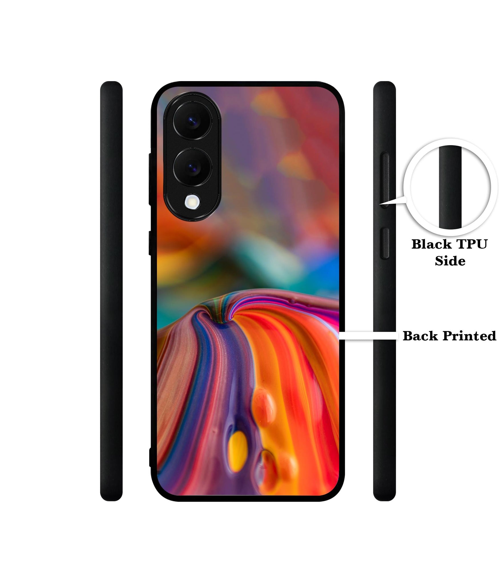 Rainbow Colors Designer 2D Printed Back Case Cover for Samsung Galaxy S25 Edge 5G