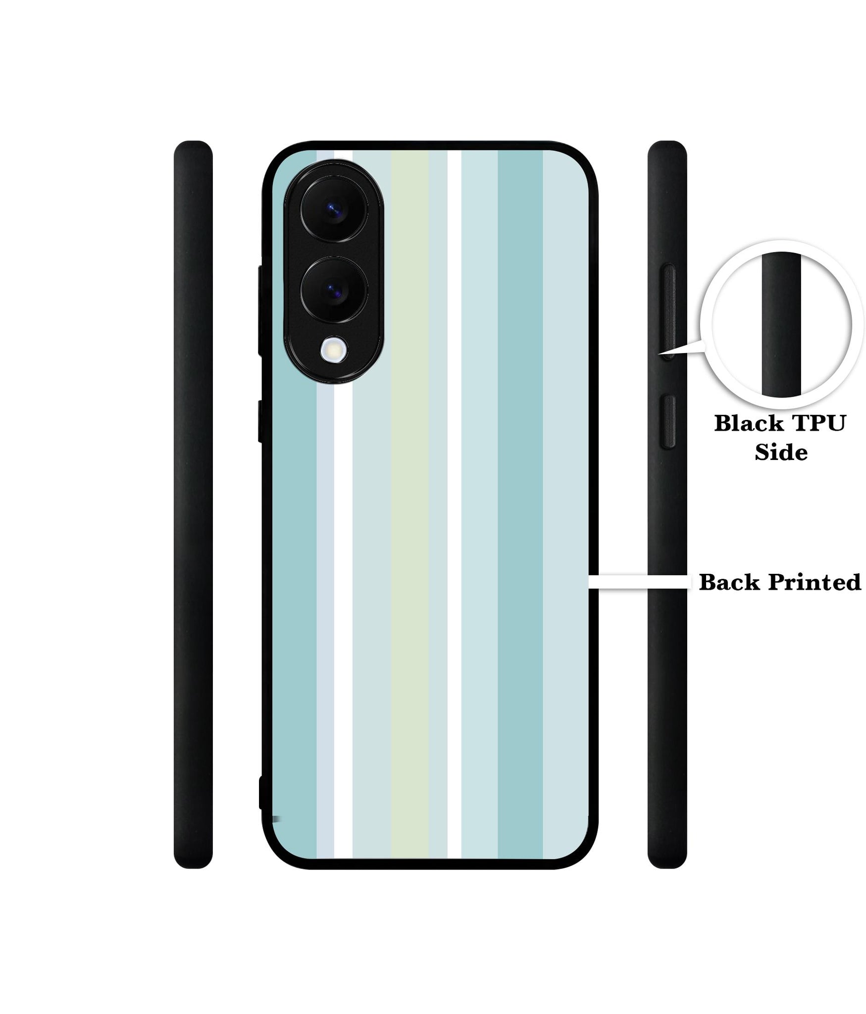 Light Green Stripes Designer 2D Printed Back Case Cover for Samsung Galaxy S25 Edge 5G