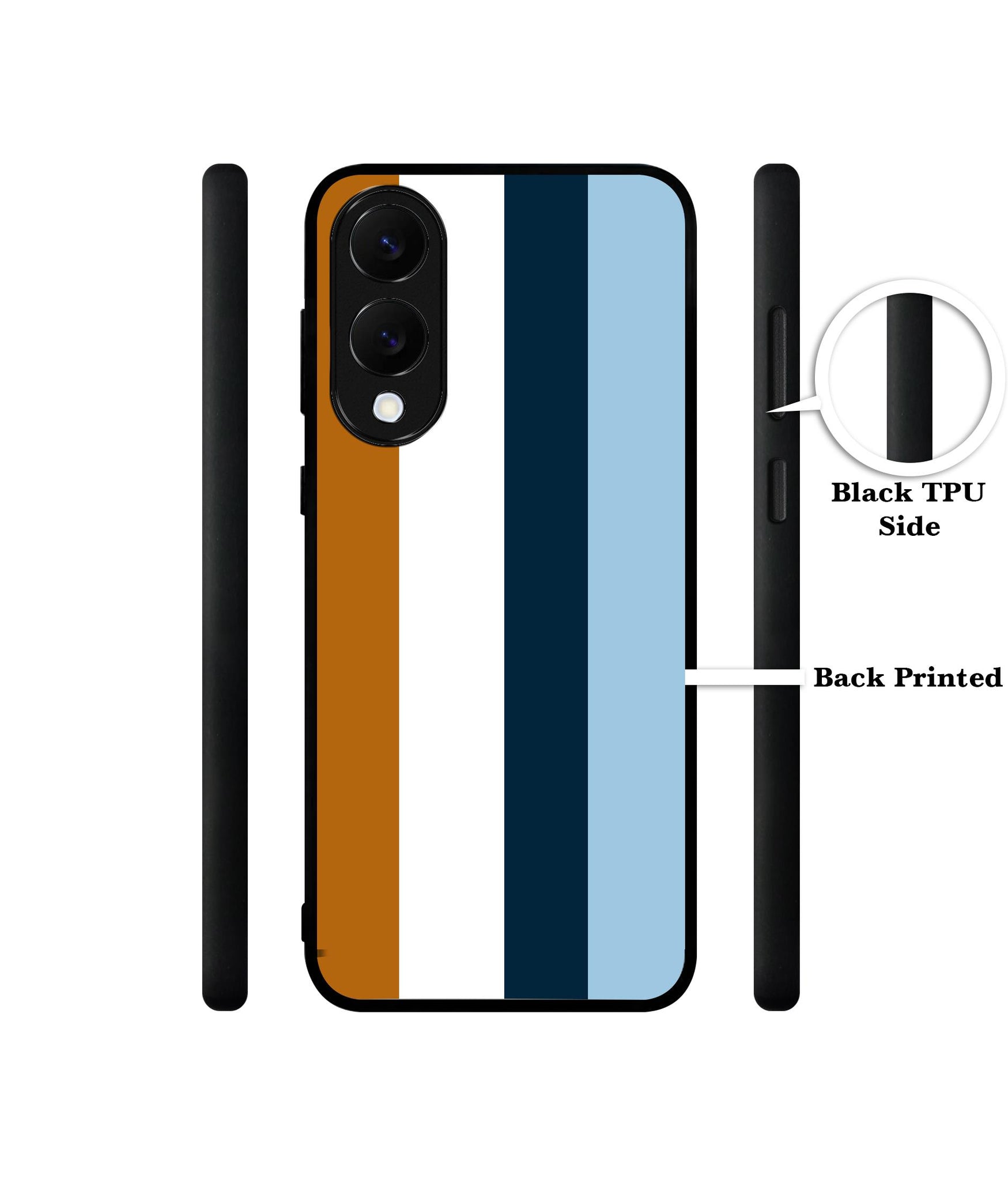 Color Stripes Designer 2D Printed Back Case Cover for Samsung Galaxy S25 Edge 5G