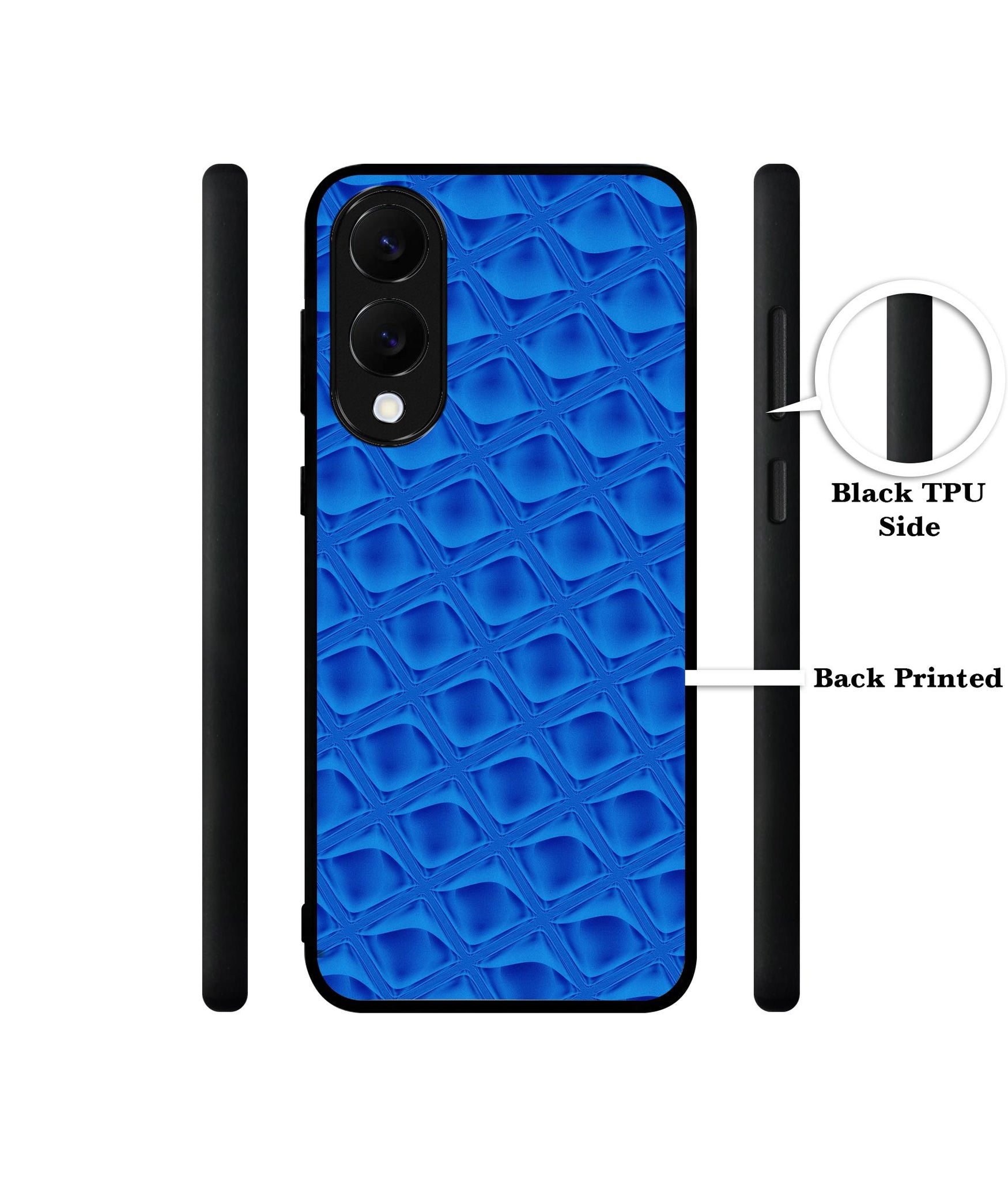 Blue Diamond Designer 2D Printed Back Case Cover for Samsung Galaxy S25 Edge 5G