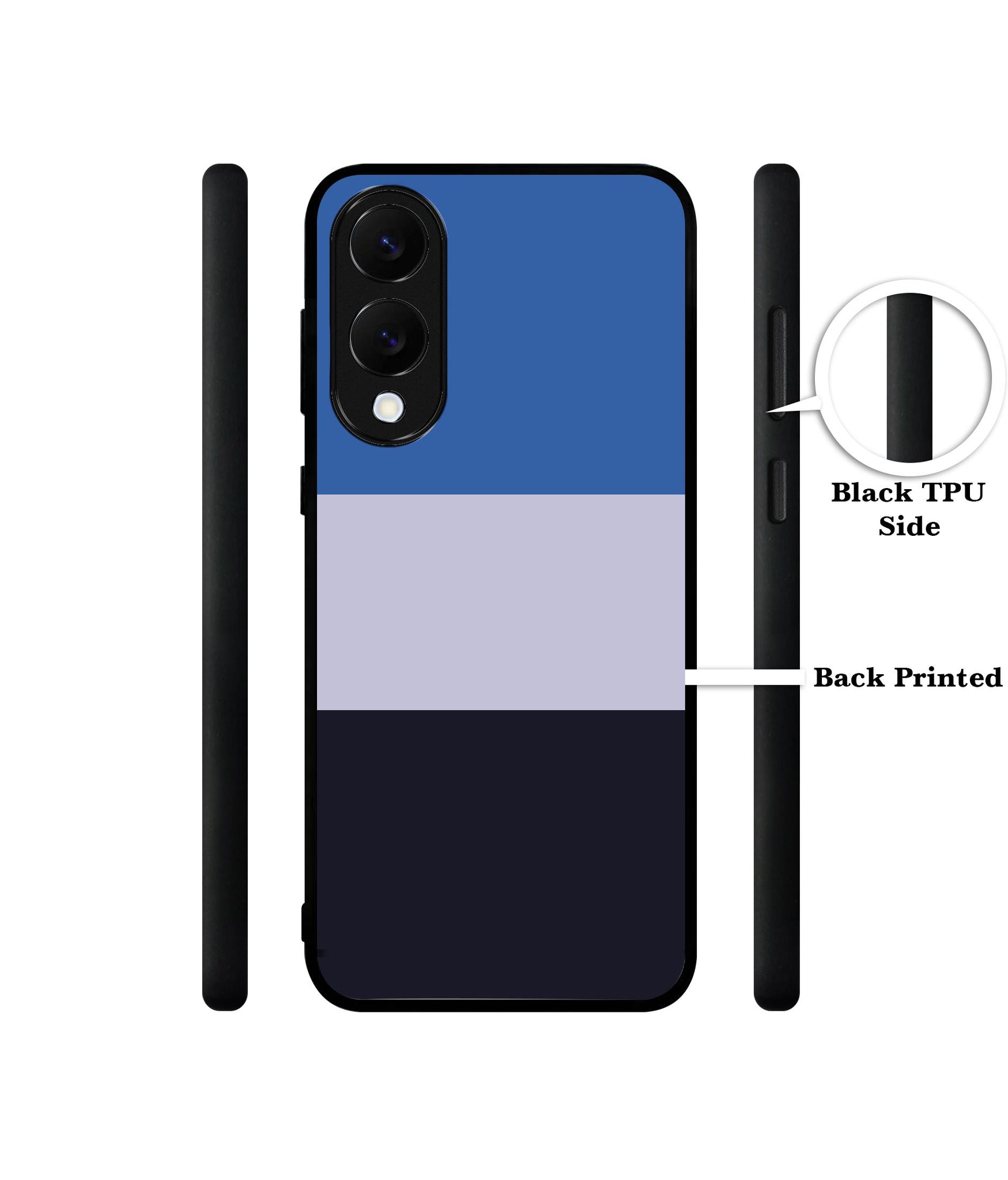 Three Color Stripes Designer 2D Printed Back Case Cover for Samsung Galaxy S25 Edge 5G