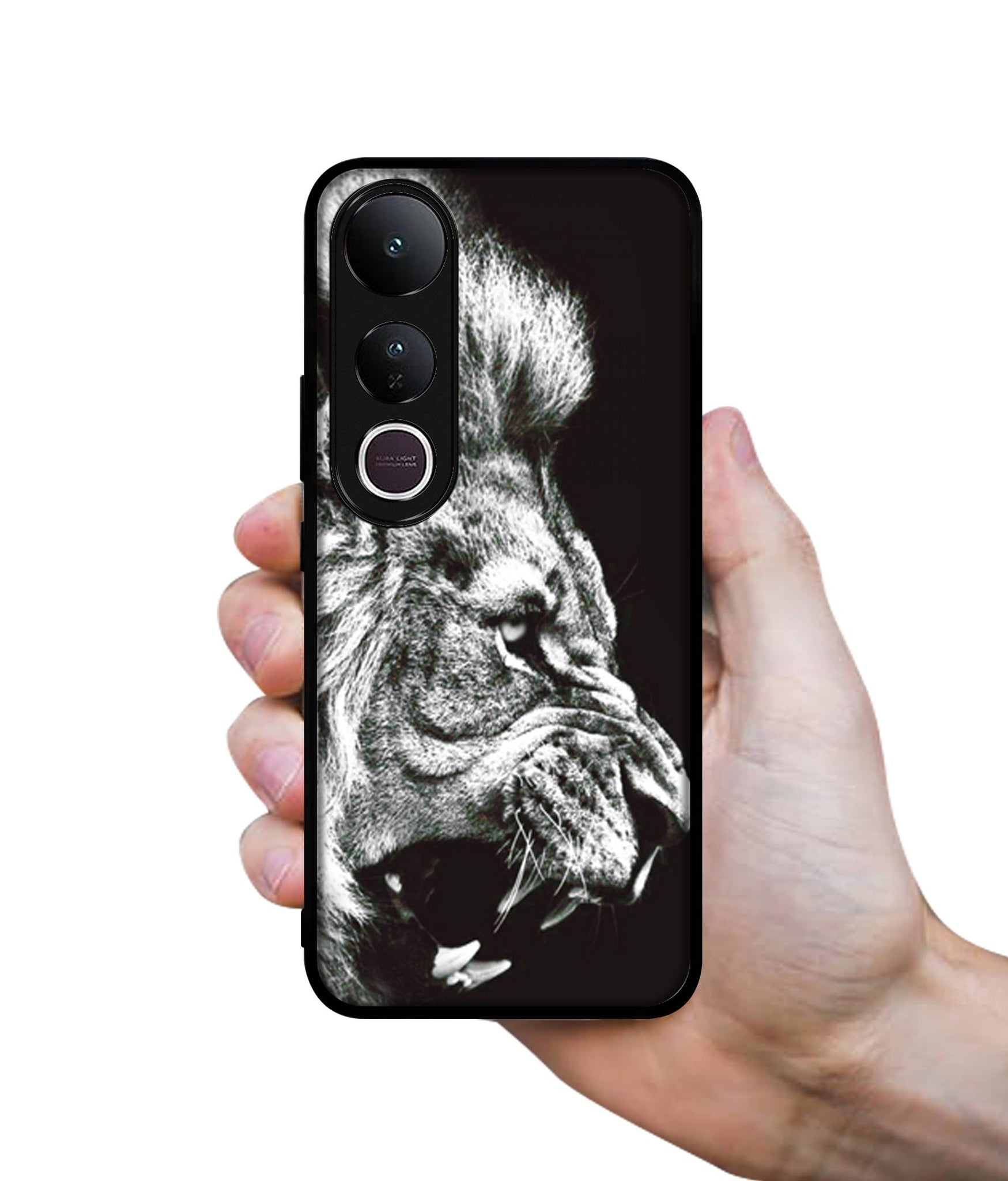Angry Lion Designer 2D Printed Back Case Cover for Vivo V50 Lite 5G / V50 Lite 4G