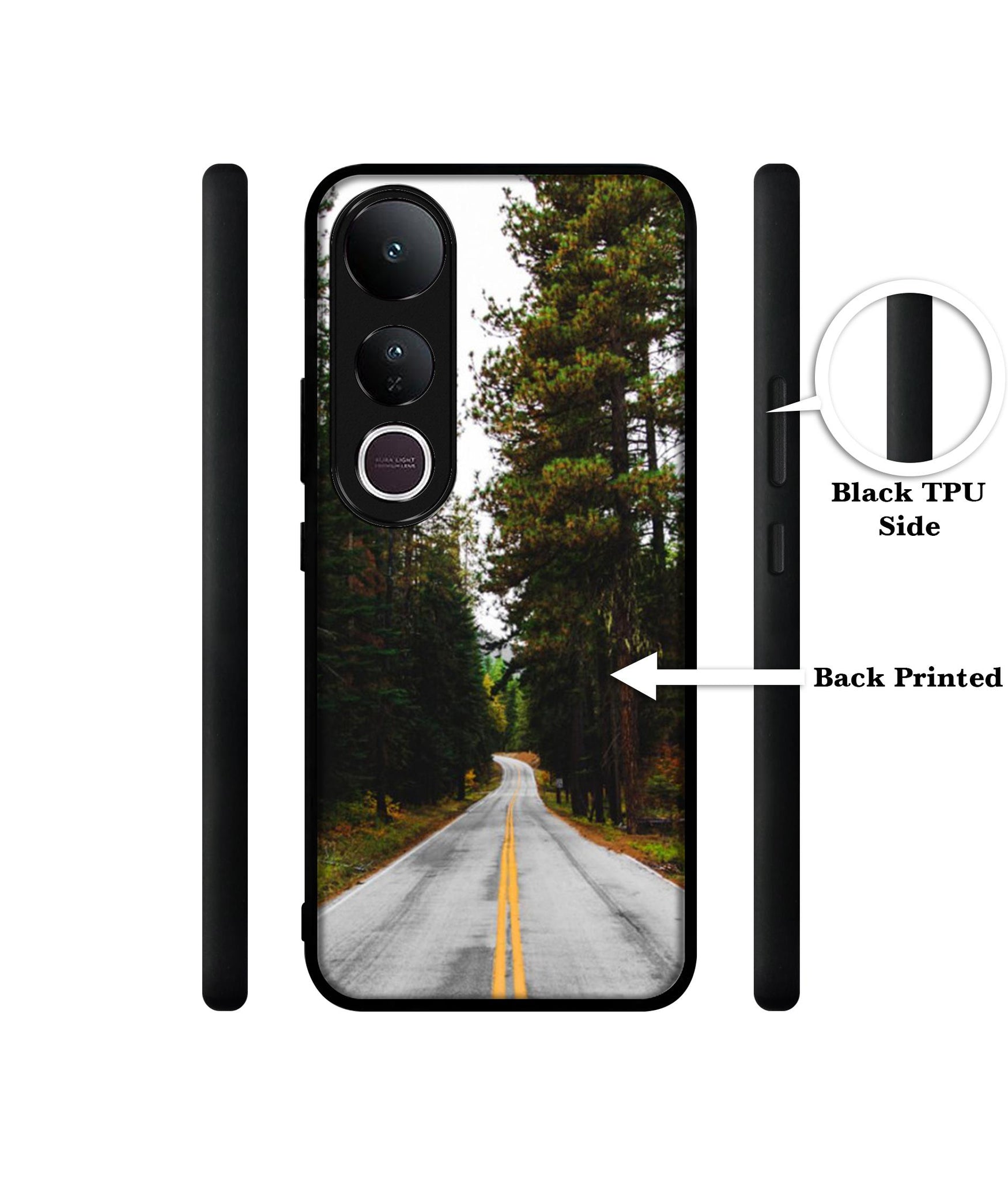 Road Photo Designer 2D Printed Back Case Cover for Vivo V50 Lite 5G / V50 Lite 4G
