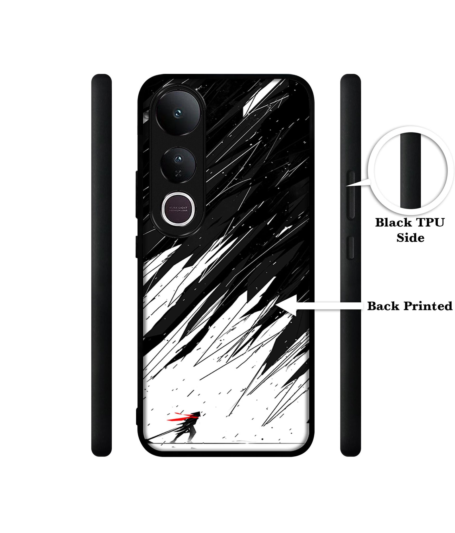 Geometric Strom Designer 2D Printed Back Case Cover for Vivo V50 Lite 5G / V50 Lite 4G