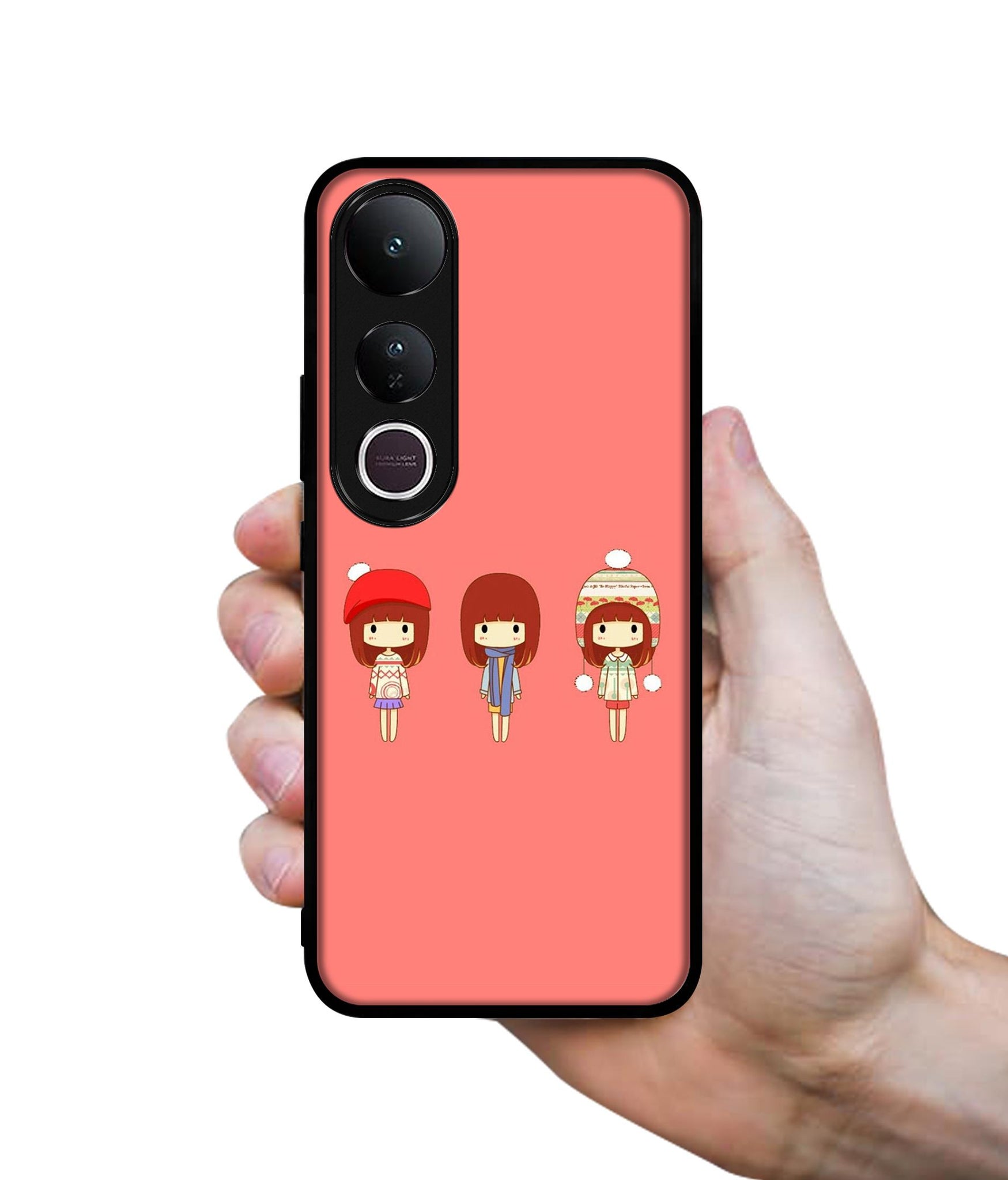 Cute Girls Designer 2D Printed Back Case Cover for Vivo V50 Lite 5G / V50 Lite 4G