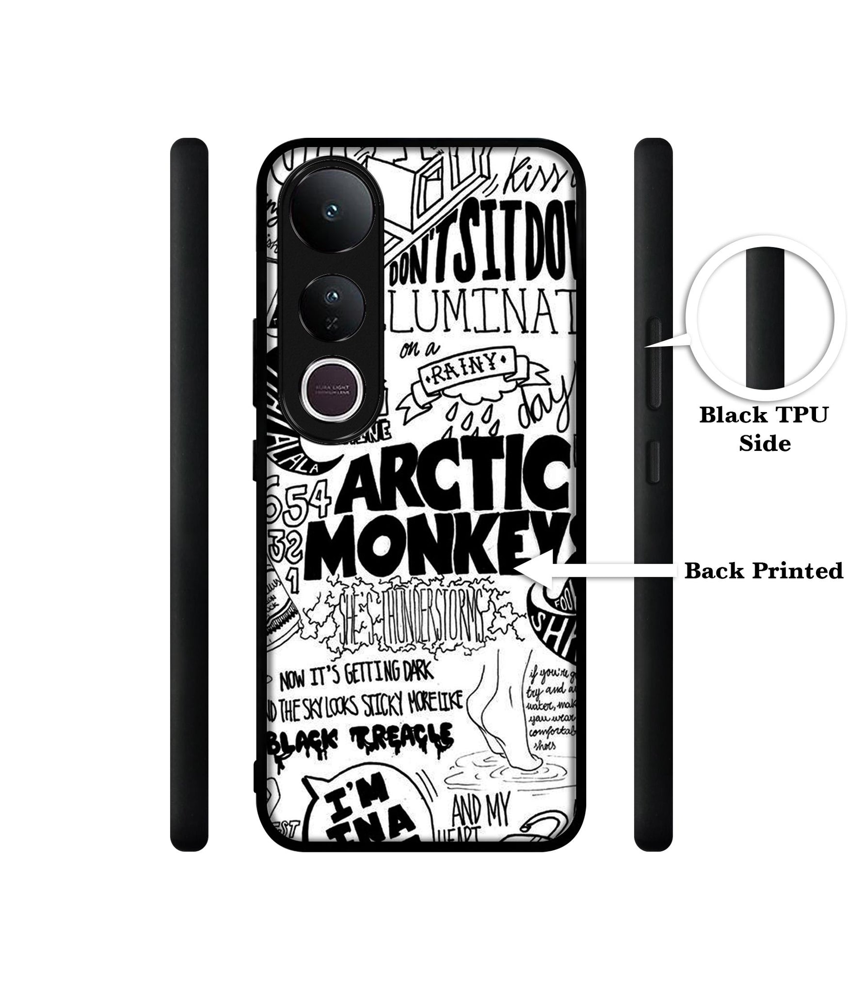 Arctic Monkeys Pattern Designer 2D Printed Back Case Cover for Vivo V50 Lite 5G / V50 Lite 4G
