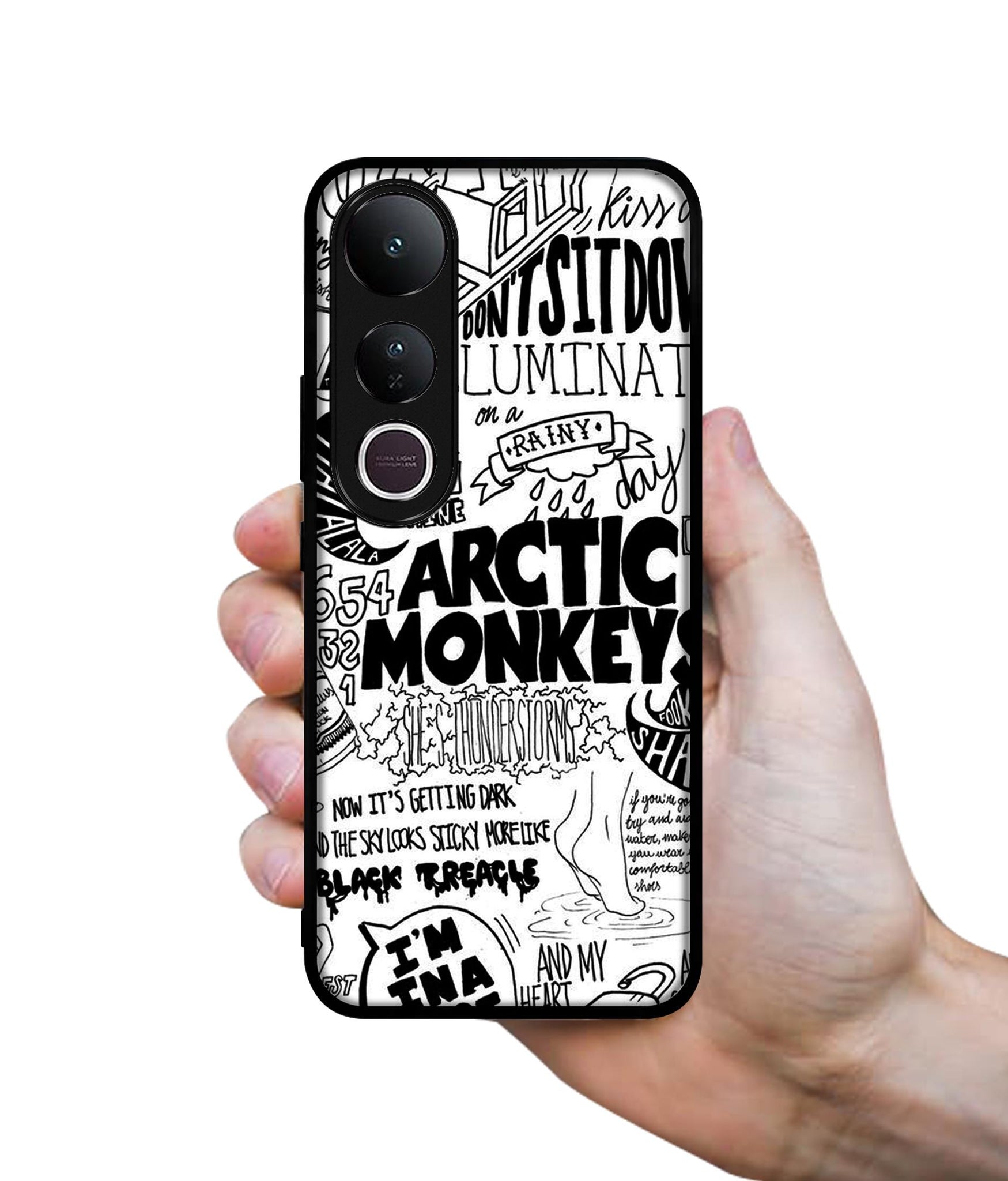 Arctic Monkeys Pattern Designer 2D Printed Back Case Cover for Vivo V50 Lite 5G / V50 Lite 4G