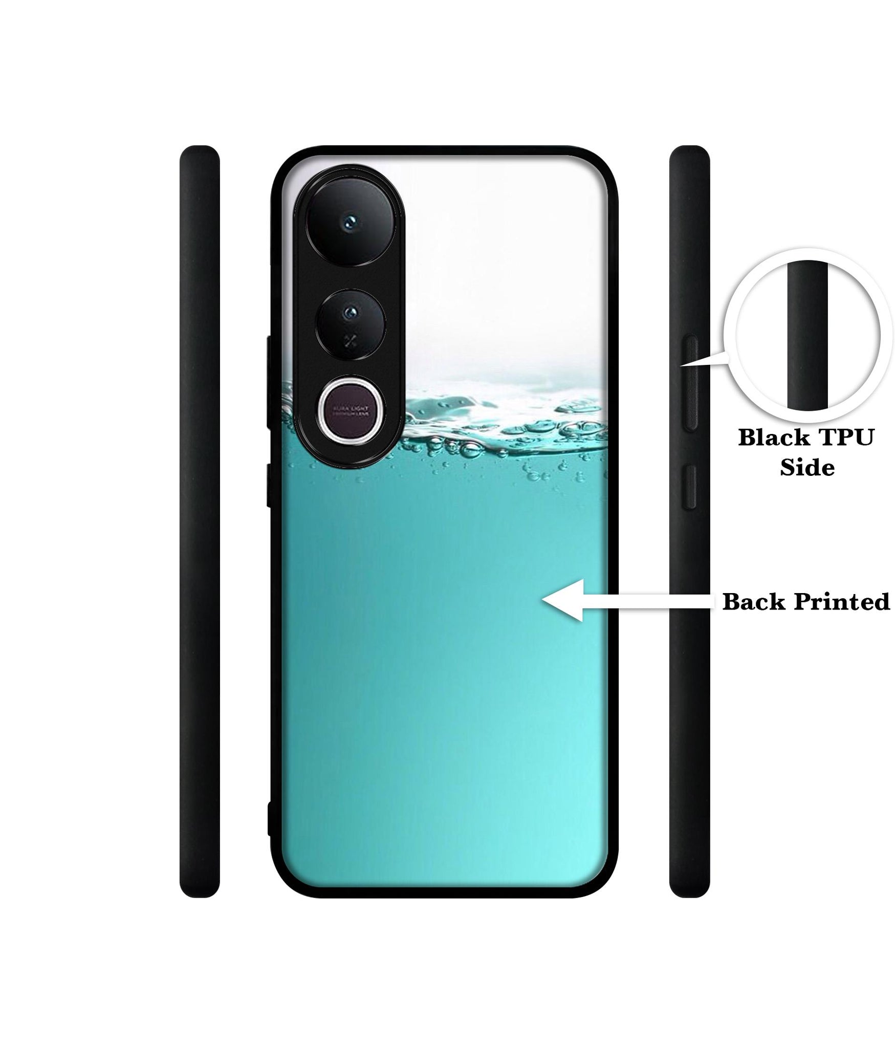 Half Fill Designer 2D Printed Back Case Cover for Vivo V50 Lite 5G / V50 Lite 4G