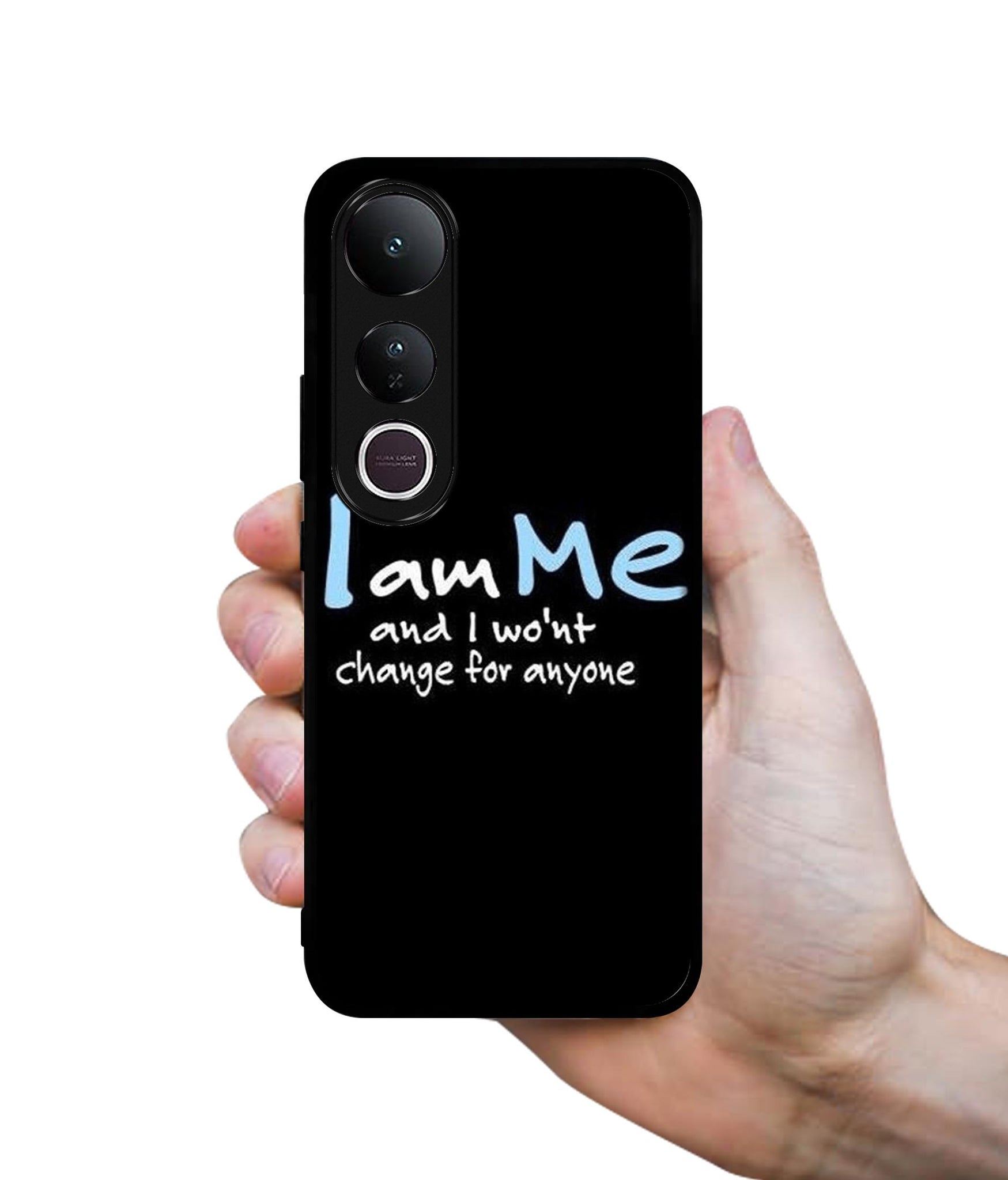 I Am Me Quotes Designer 2D Printed Back Case Cover for Vivo V50 Lite 5G / V50 Lite 4G