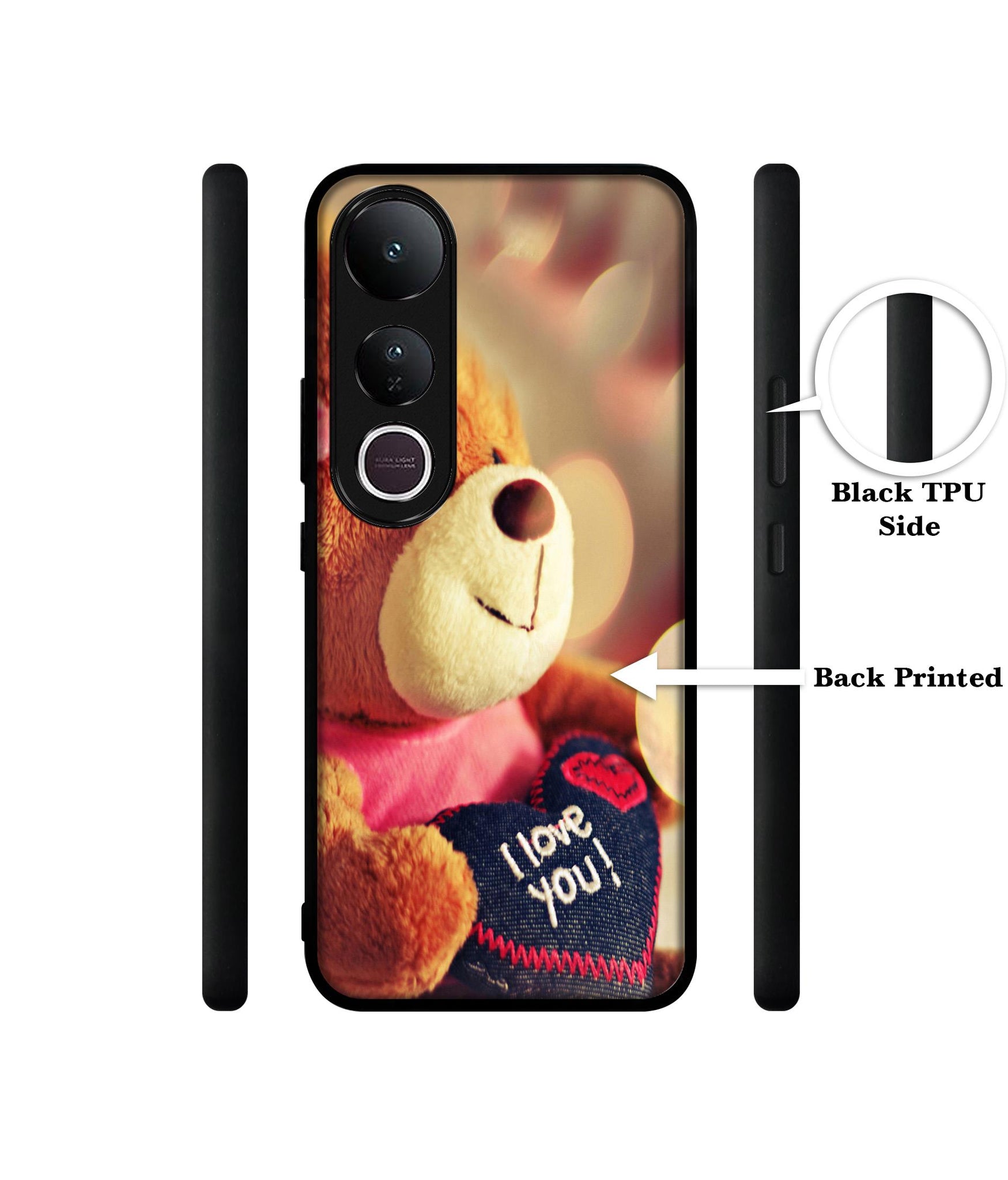 Teddy Bear Designer 2D Printed Back Case Cover for Vivo V50 Lite 5G / V50 Lite 4G