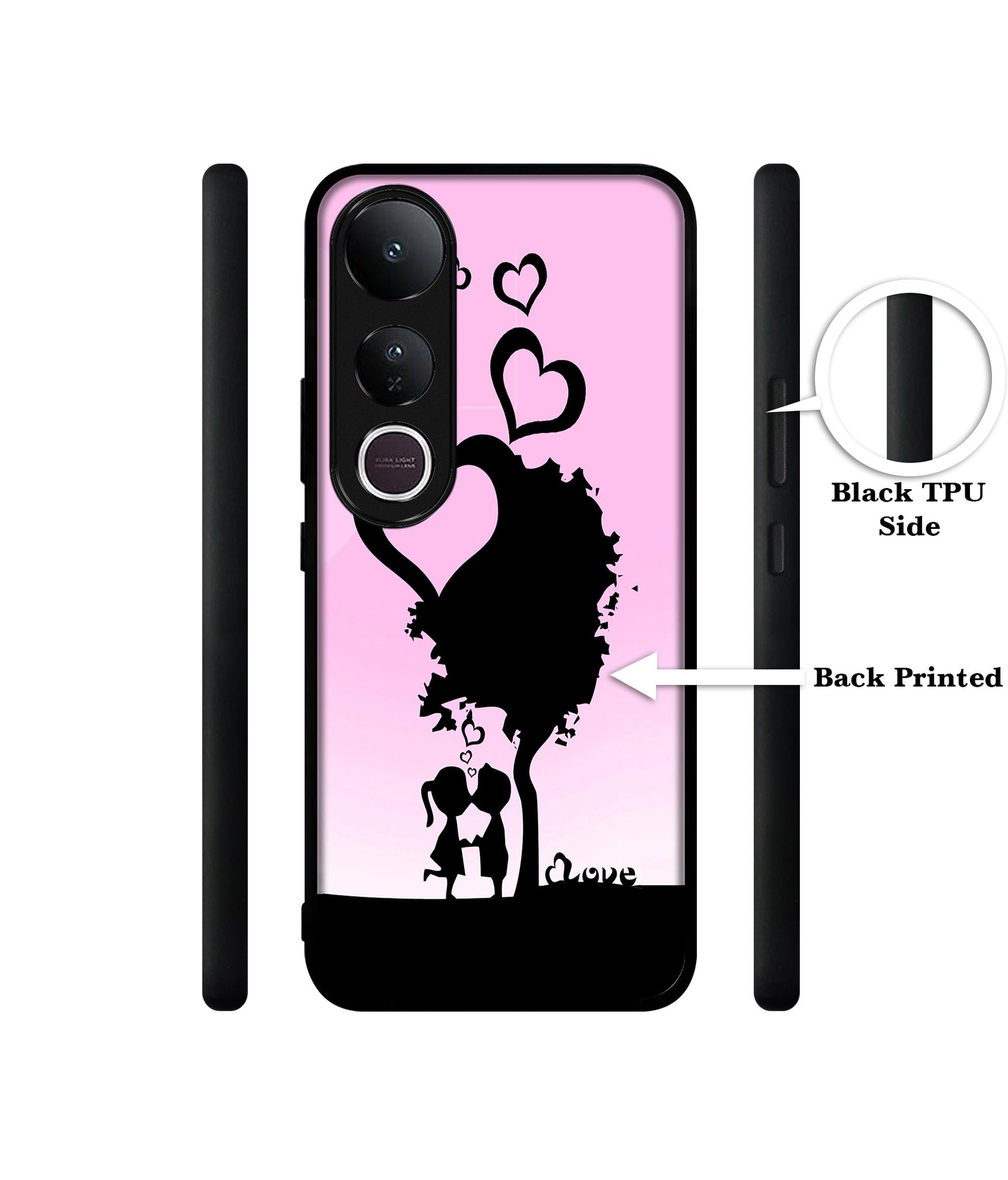 Sweet Love Designer 2D Printed Back Case Cover for Vivo V50 Lite 5G / V50 Lite 4G