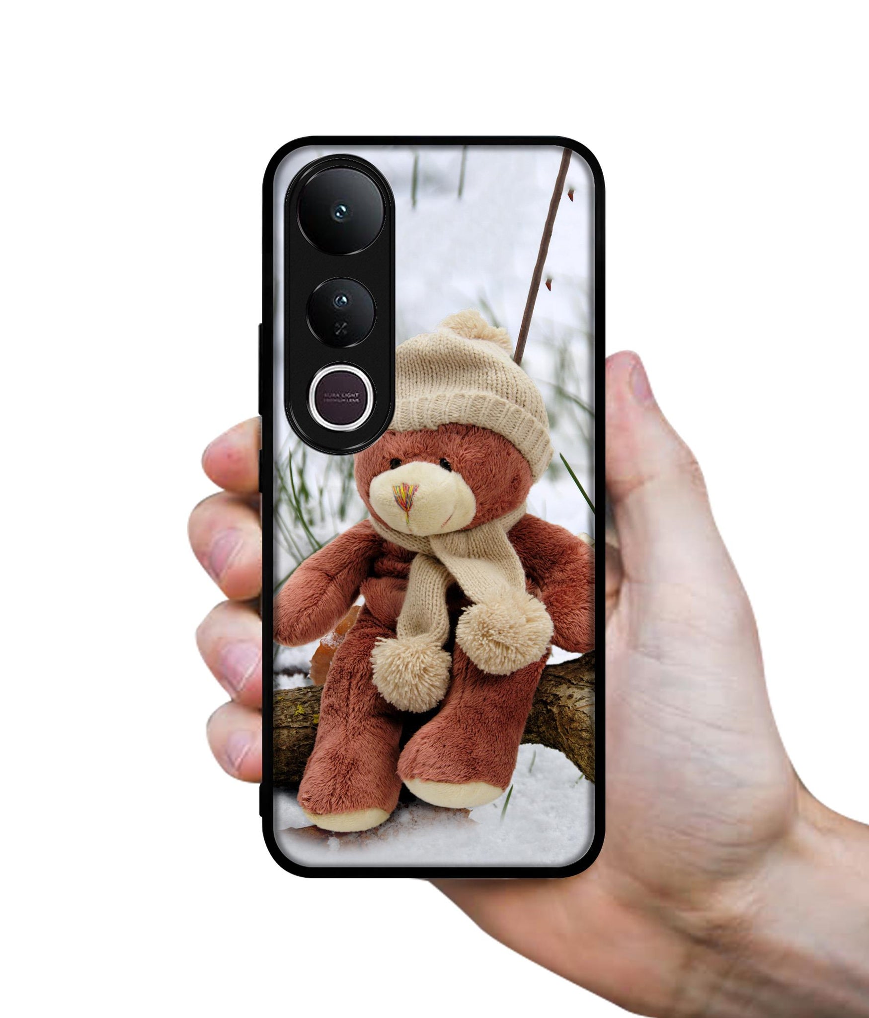 Woolen Bear Designer 2D Printed Back Case Cover for Vivo V50 Lite 5G / V50 Lite 4G