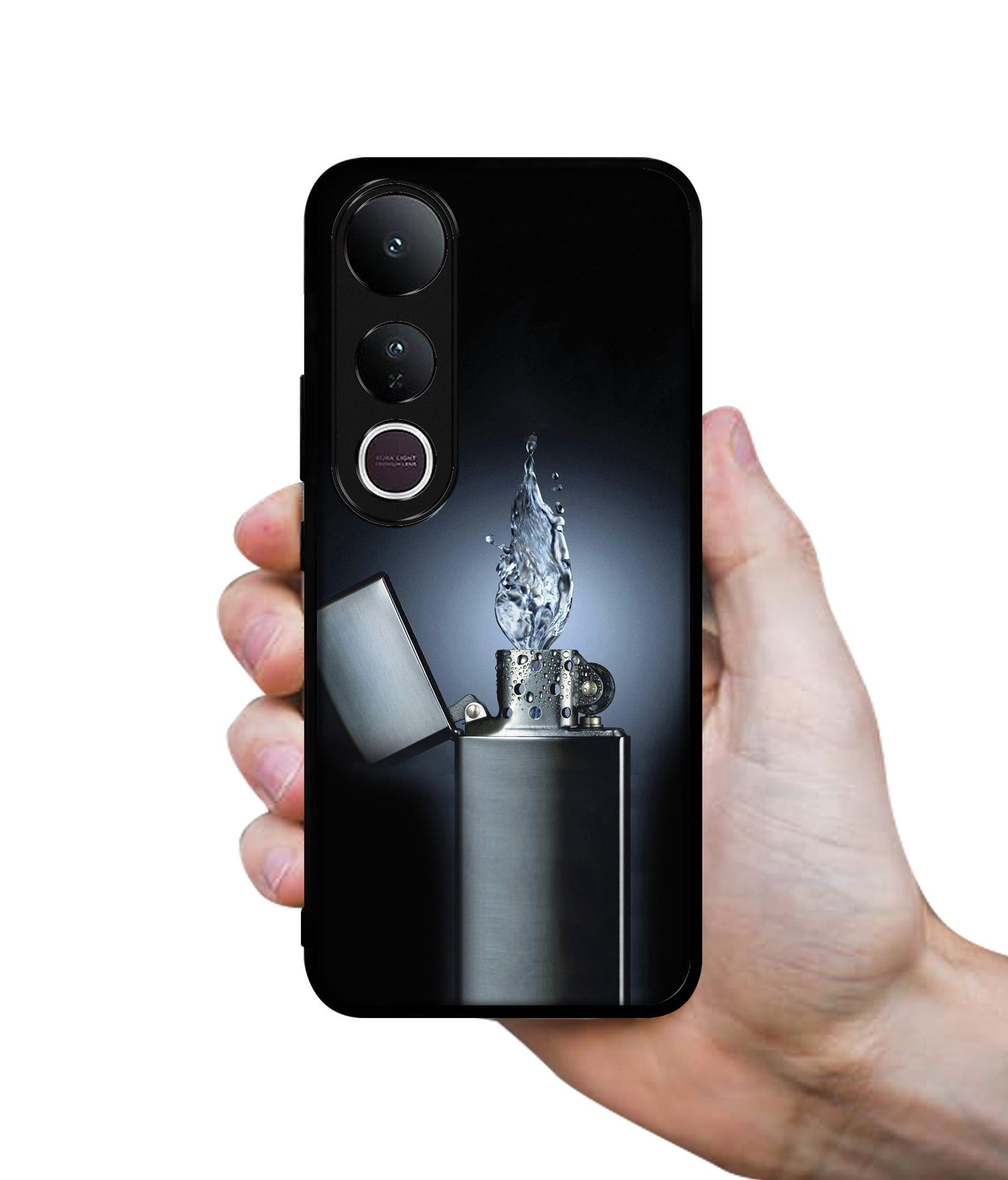 Water Lighter Designer 2D Printed Back Case Cover for Vivo V50 Lite 5G / V50 Lite 4G