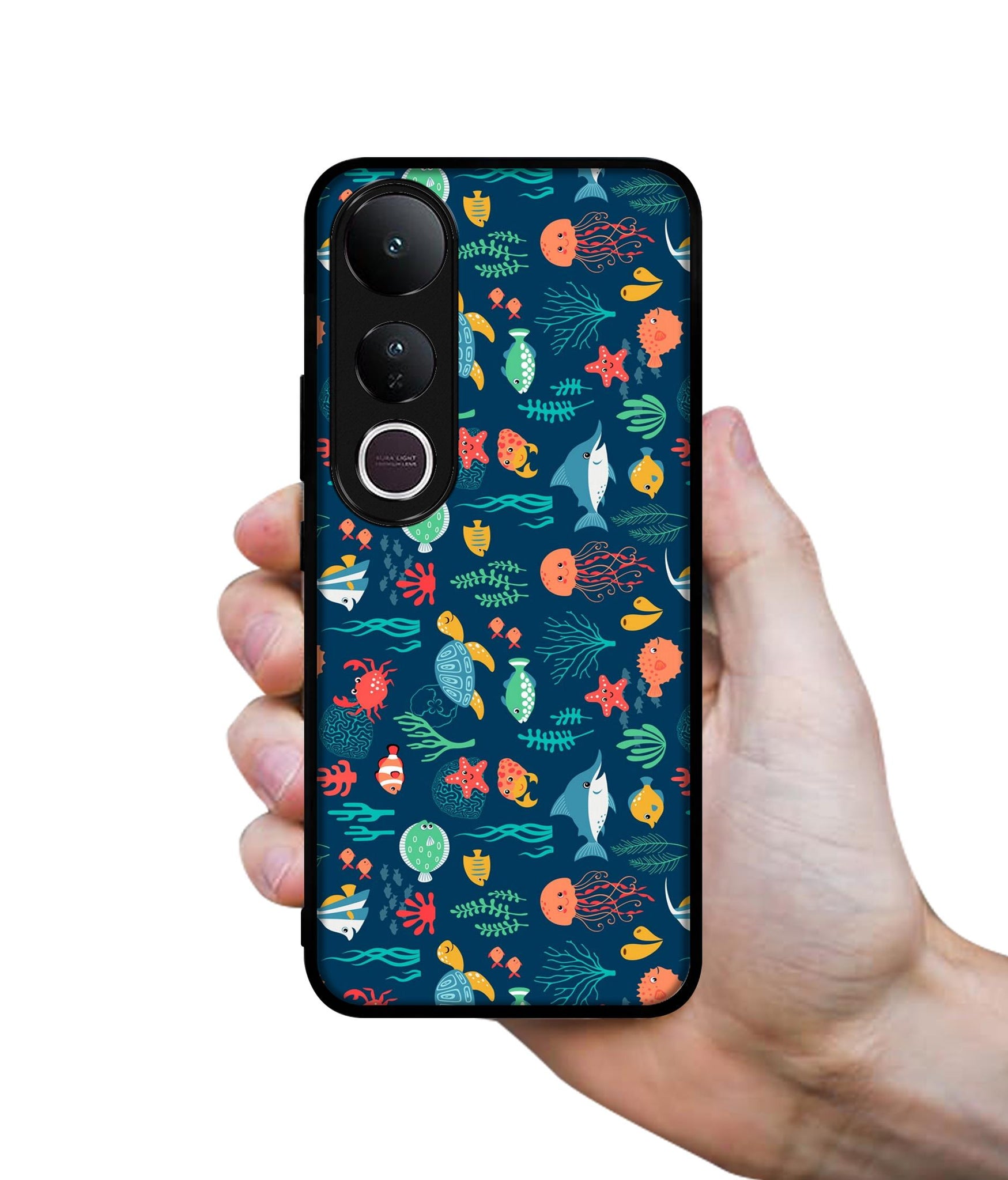 Aquarium Texture Designer 2D Printed Back Case Cover for Vivo V50 Lite 5G / V50 Lite 4G