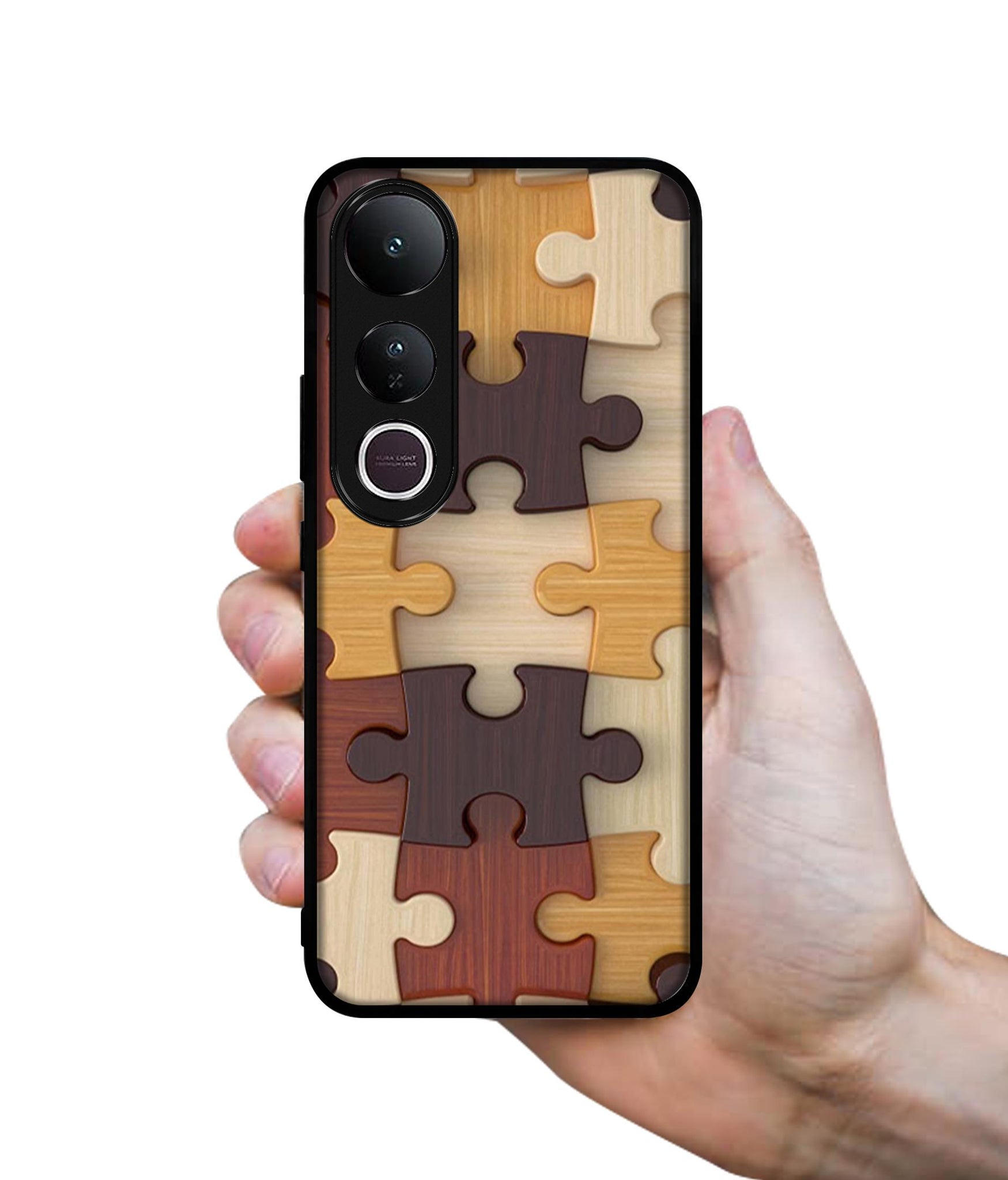Puzzle Pattern Designer 2D Printed Back Case Cover for Vivo V50 Lite 5G / V50 Lite 4G