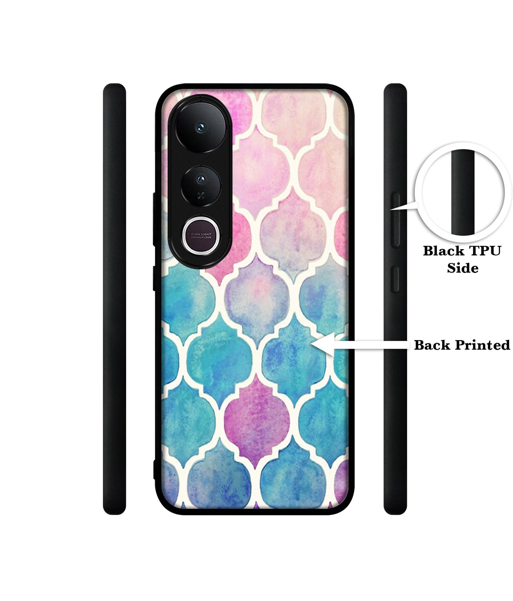 Patterns Art Designer 2D Printed Back Case Cover for Vivo V50 Lite 5G / V50 Lite 4G