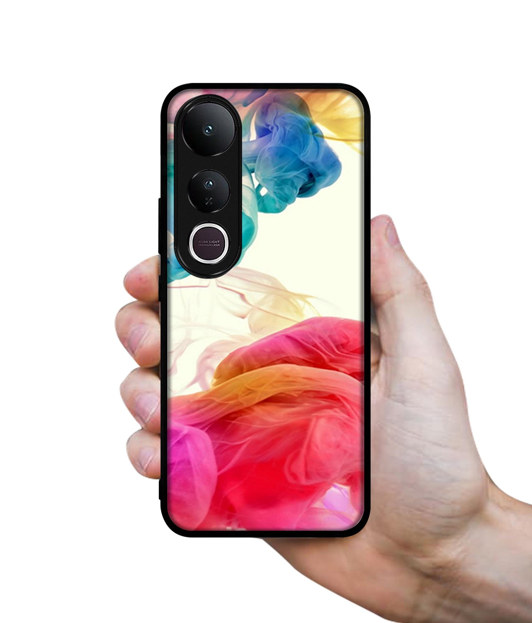 Colored Smoke Designer 2D Printed Back Case Cover for Vivo V50 Lite 5G / V50 Lite 4G