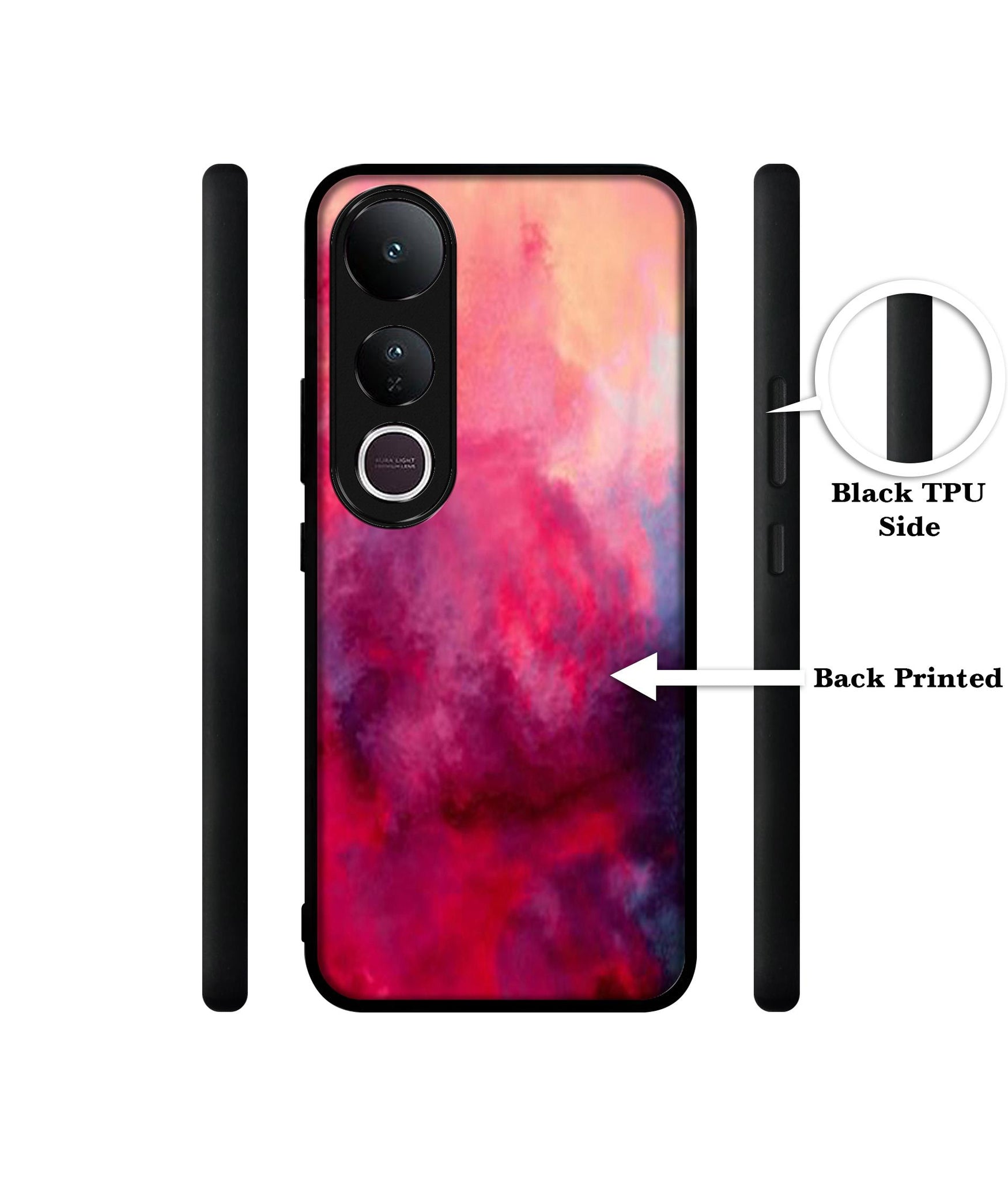 Holi Color Designer 2D Printed Back Case Cover for Vivo V50 Lite 5G / V50 Lite 4G