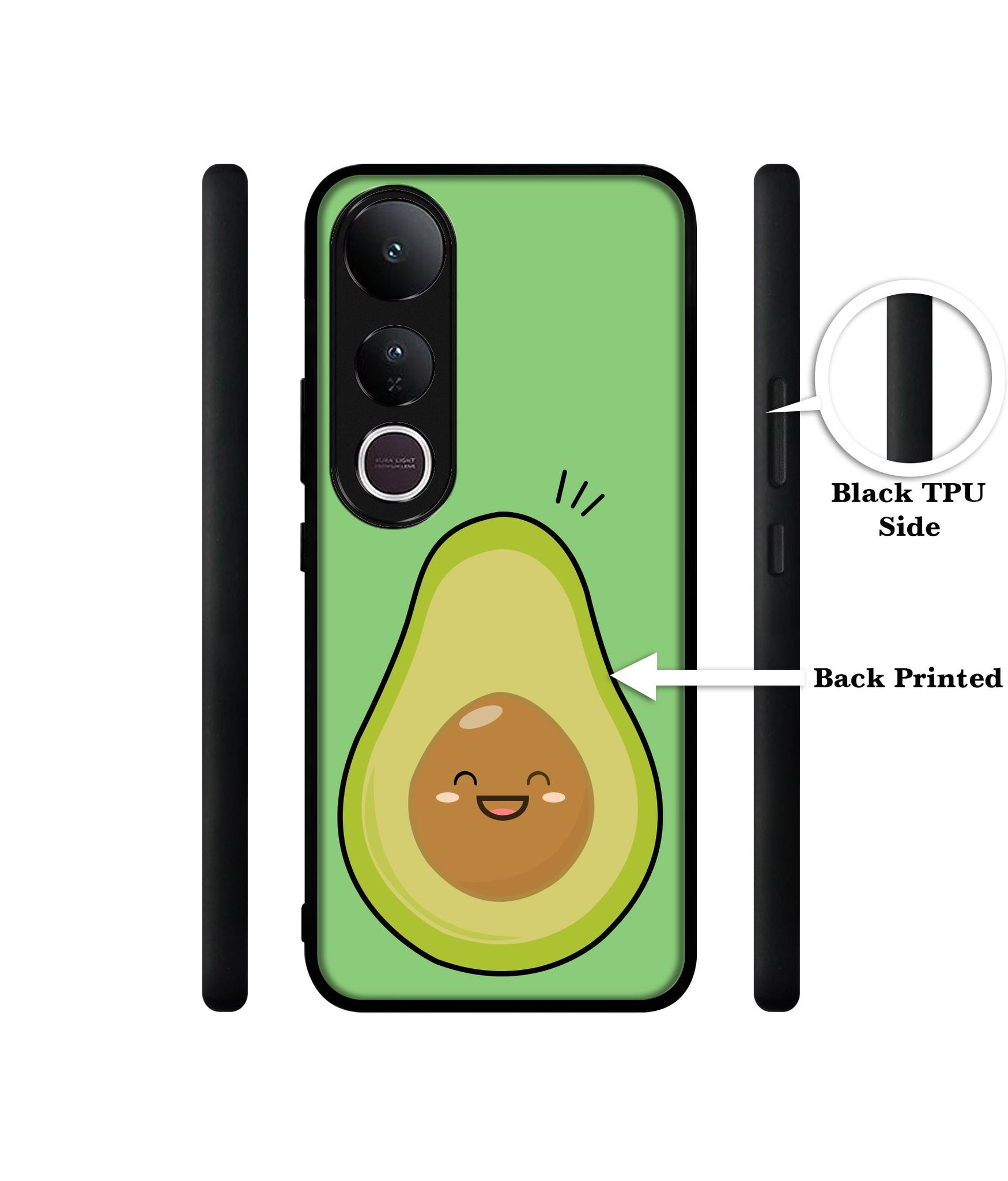 Avocados Designer 2D Printed Back Case Cover for Vivo V50 Lite 5G / V50 Lite 4G