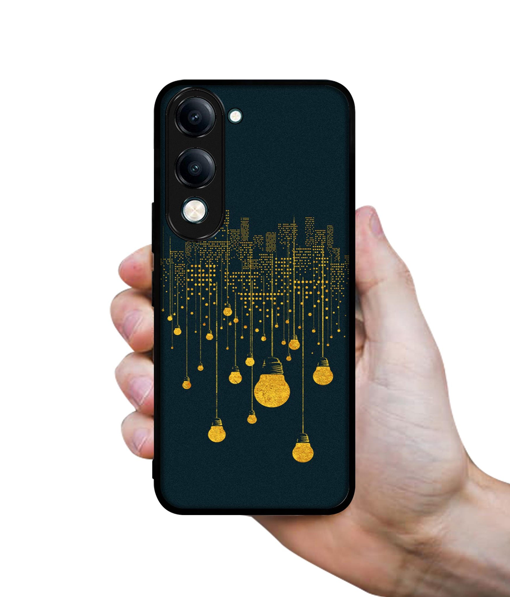 City Light Pattern Designer 2D Printed Back Case Cover for Vivo Y04 4G / Y19e 4G / Y29s 5G