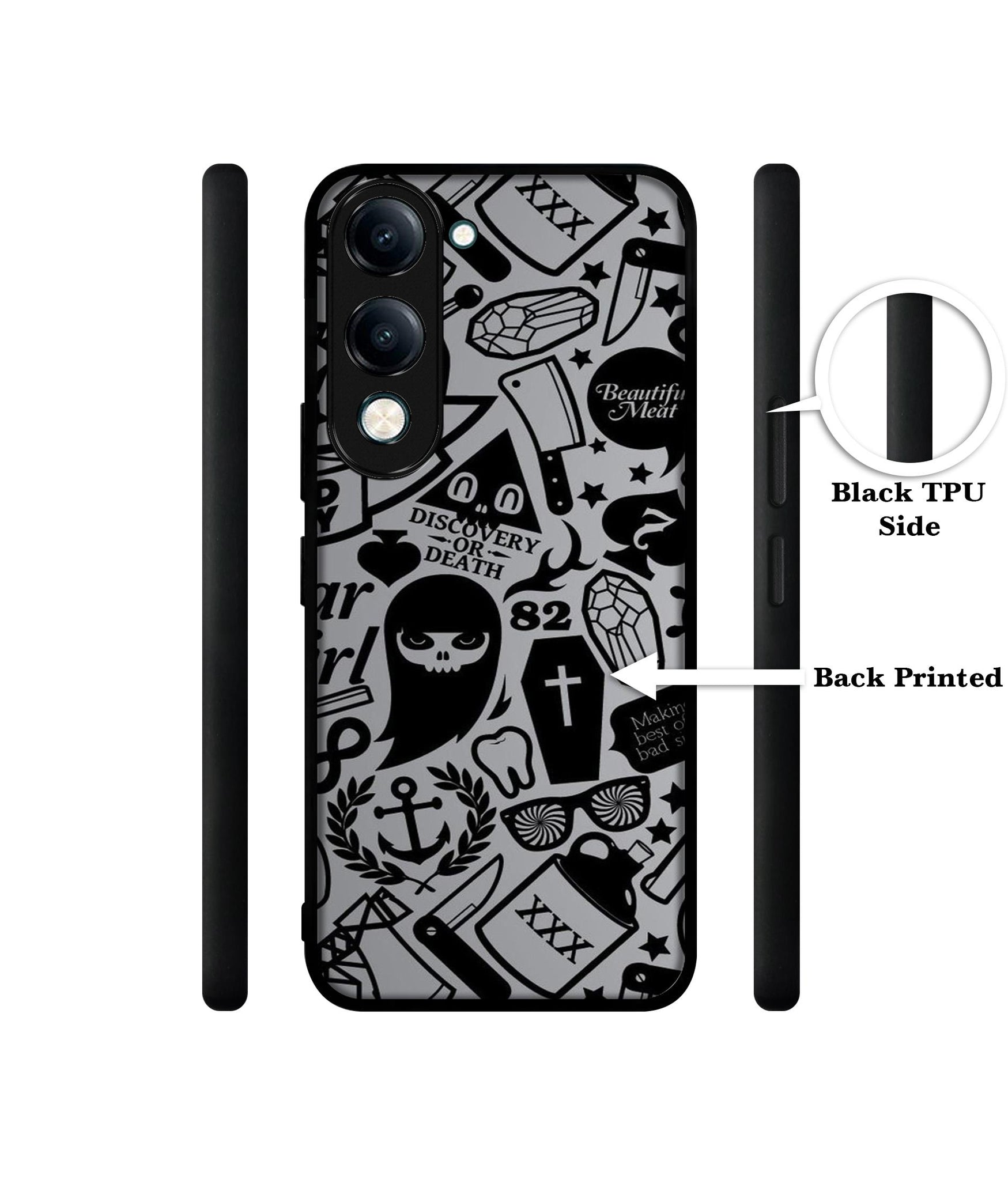 Discover Or Death Designer 2D Printed Back Case Cover for Vivo Y04 4G / Y19e 4G / Y29s 5G