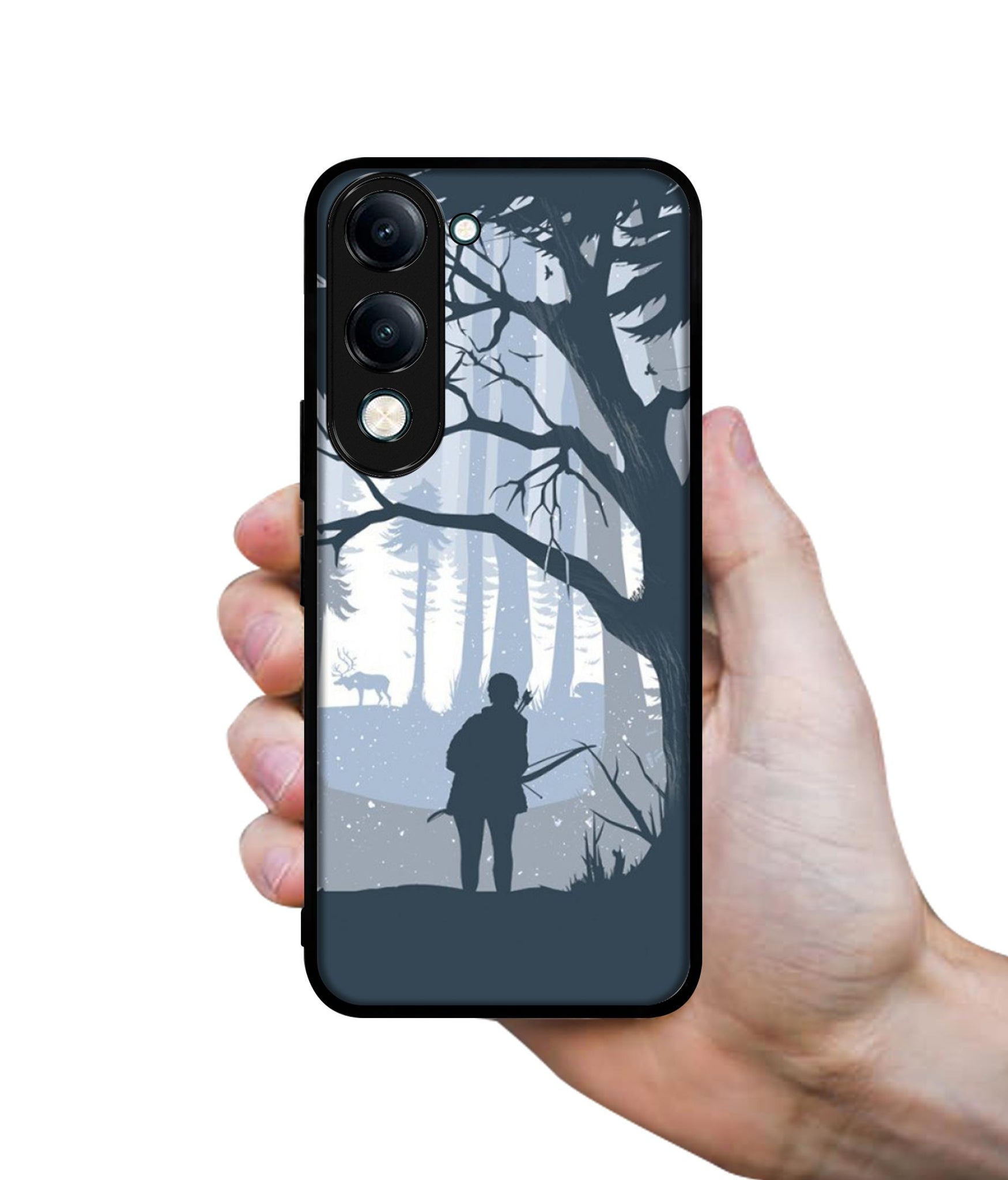 Hunter Designer 2D Printed Back Case Cover for Vivo Y04 4G / Y19e 4G / Y29s 5G