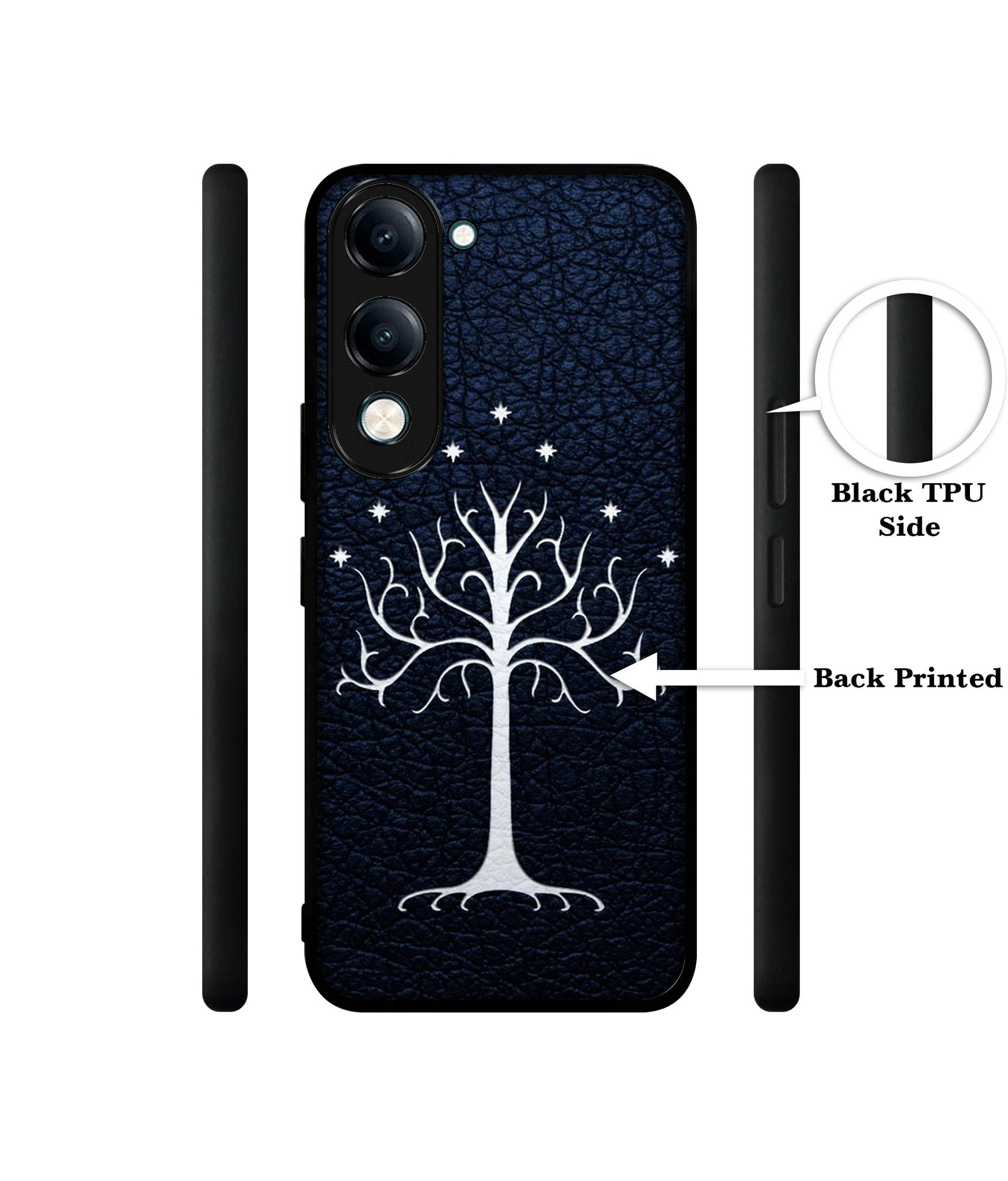 Magic Tree Pattern Designer 2D Printed Back Case Cover for Vivo Y04 4G / Y19e 4G / Y29s 5G