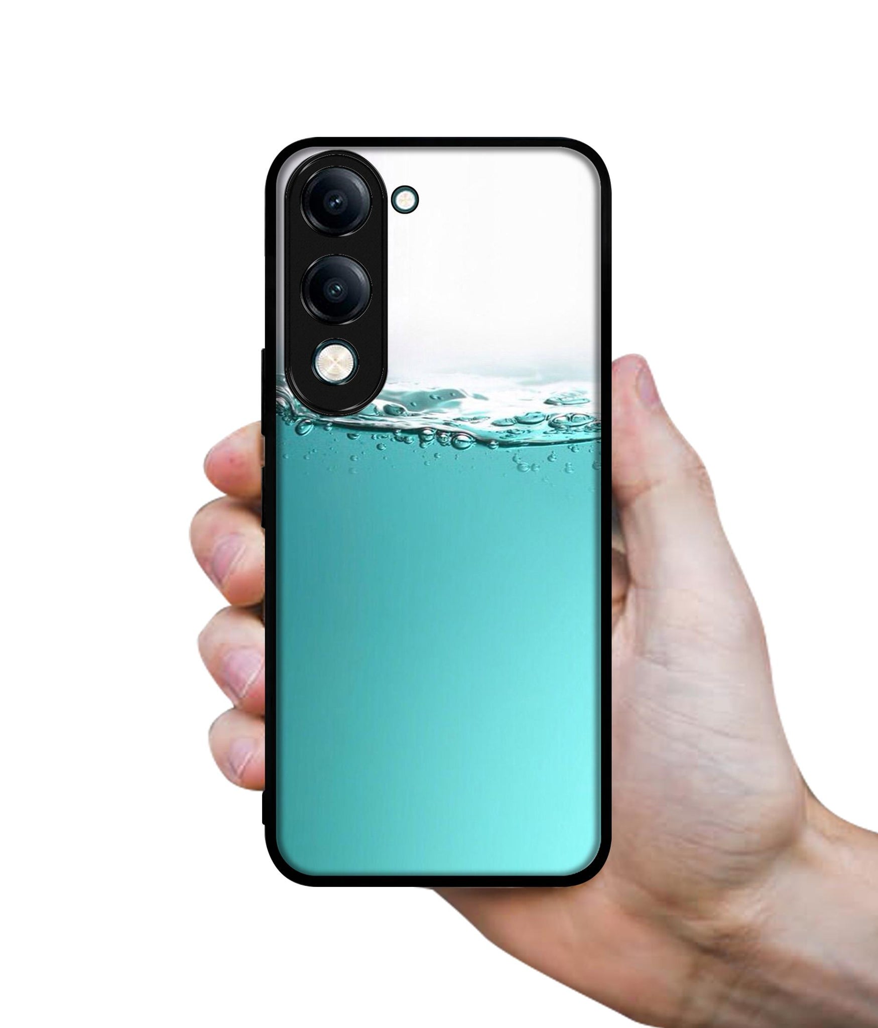 Half Fill Designer 2D Printed Back Case Cover for Vivo Y04 4G / Y19e 4G / Y29s 5G