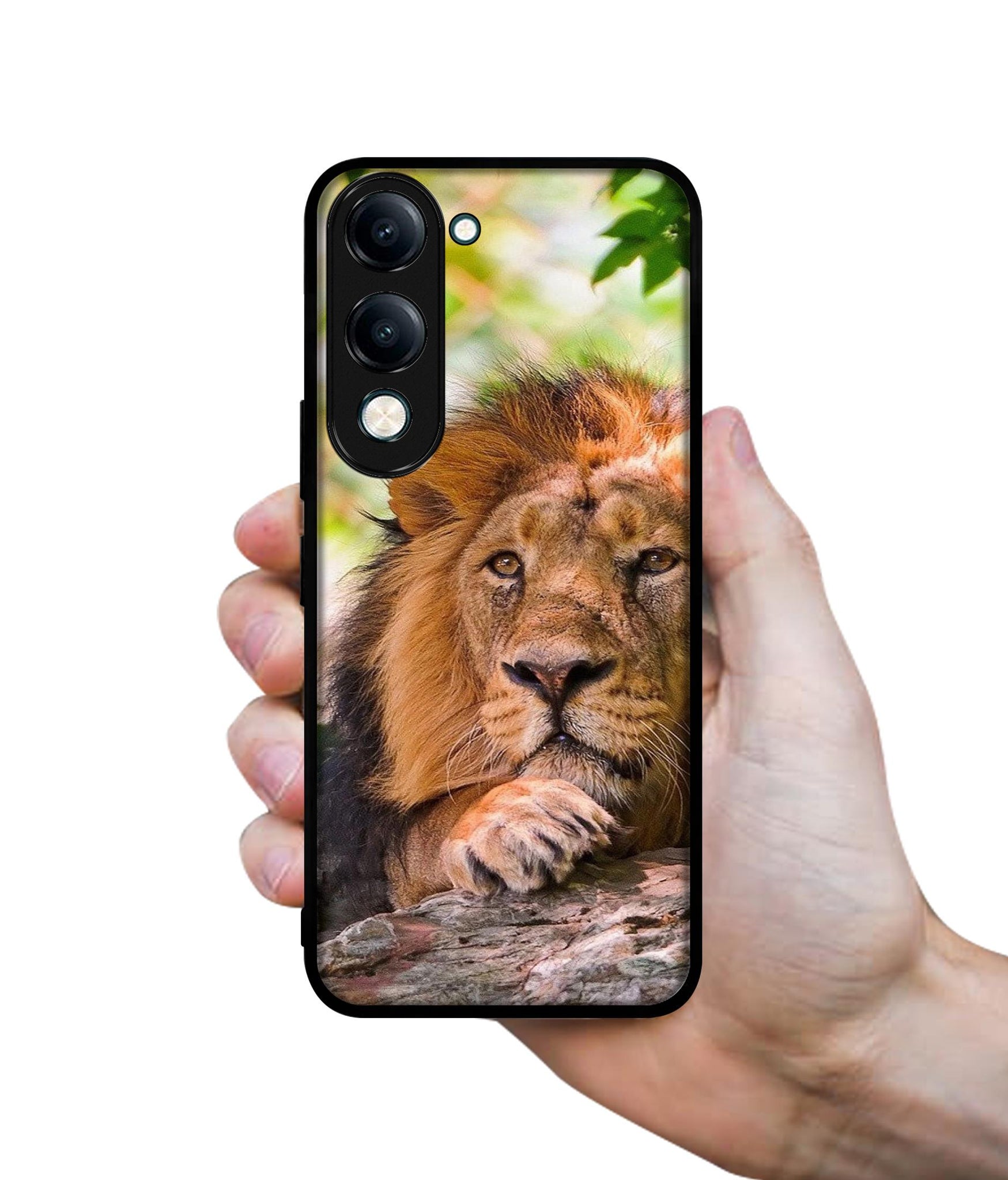 Tiger Pattern Print Designer 2D Printed Back Case Cover for Vivo Y04 4G / Y19e 4G / Y29s 5G