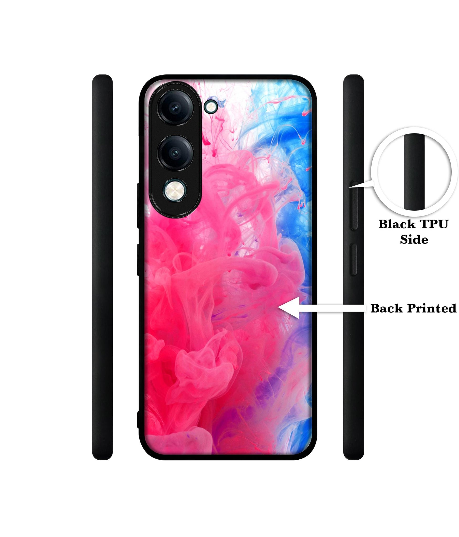 Fractal Paint Designer 2D Printed Back Case Cover for Vivo Y04 4G / Y19e 4G / Y29s 5G