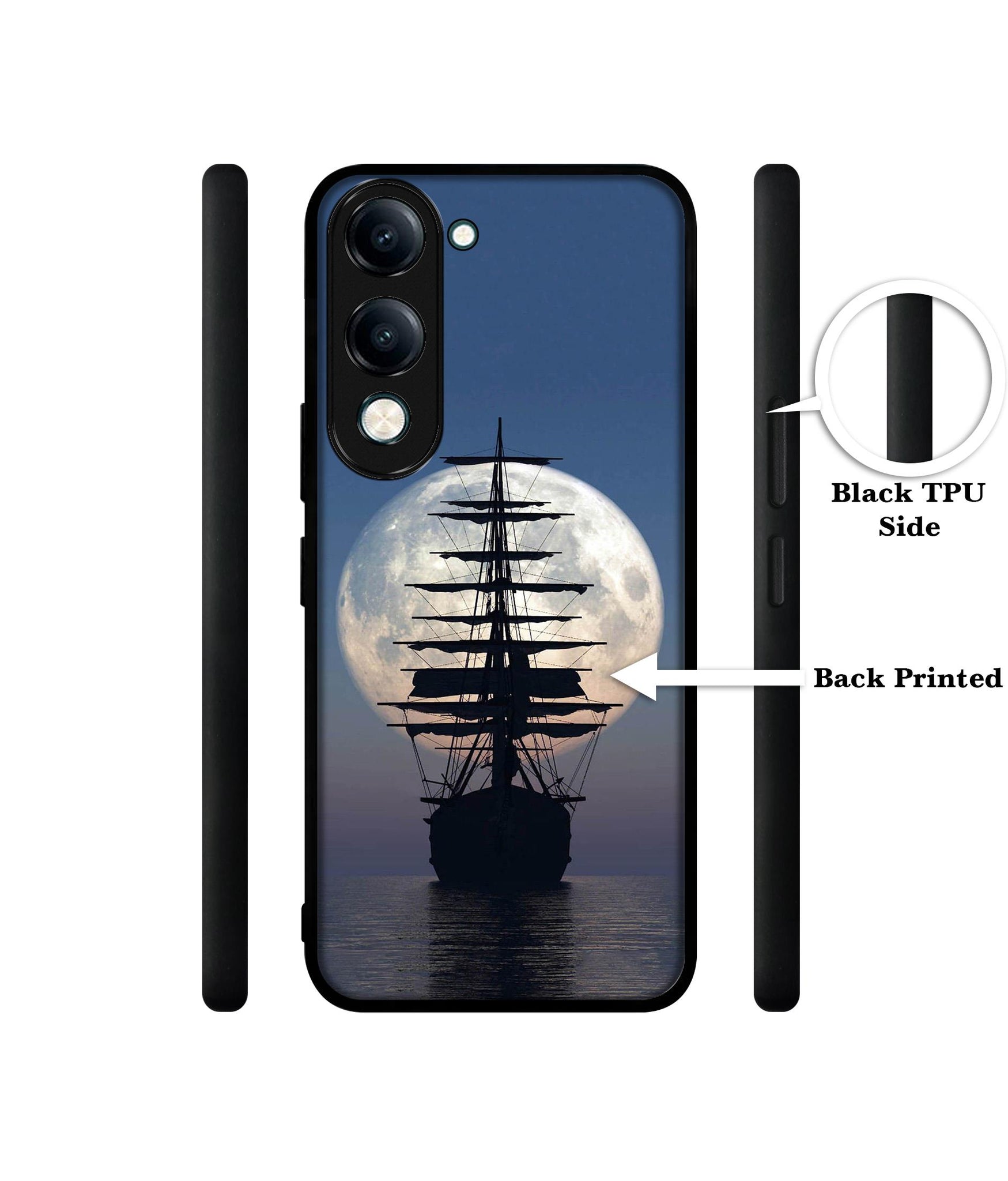 Sea Sunset Designer 2D Printed Back Case Cover for Vivo Y04 4G / Y19e 4G / Y29s 5G