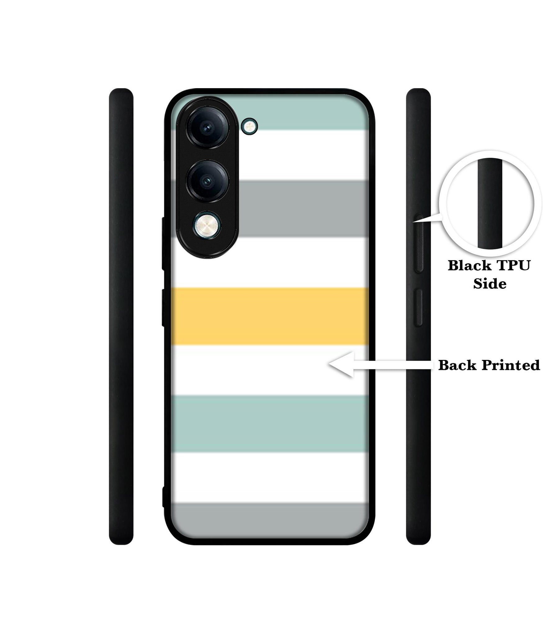 Line Texture Designer 2D Printed Back Case Cover for Vivo Y04 4G / Y19e 4G / Y29s 5G