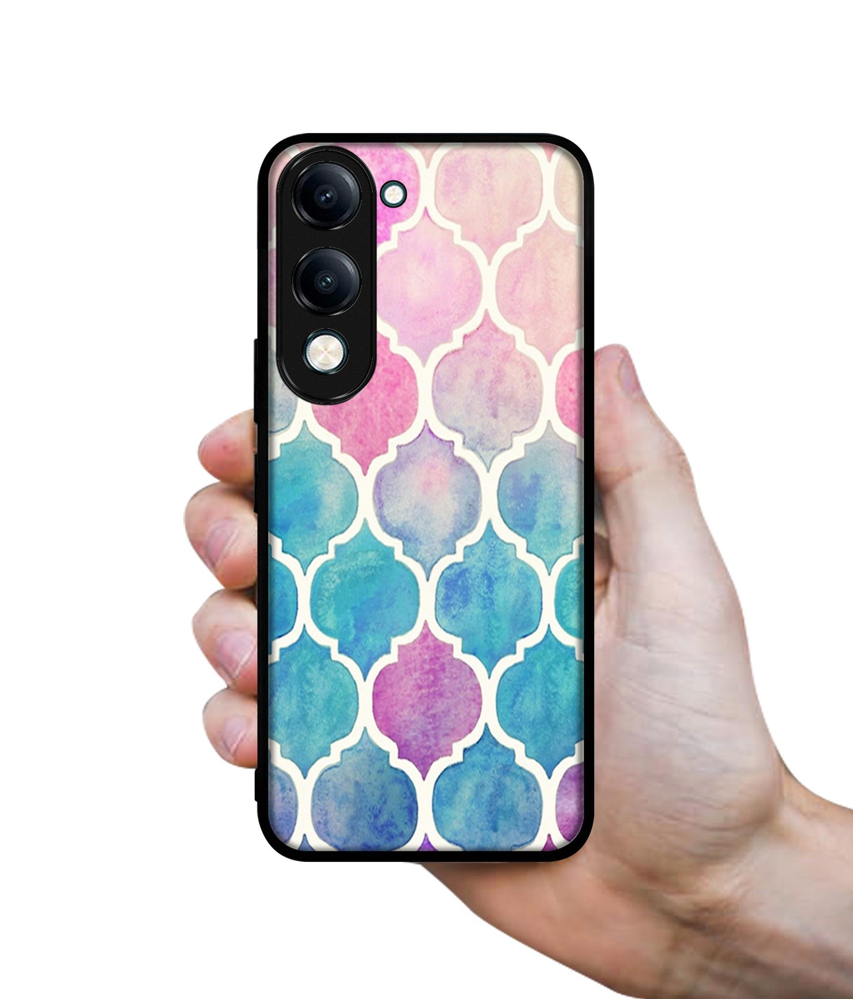 Patterns Art Designer 2D Printed Back Case Cover for Vivo Y04 4G / Y19e 4G / Y29s 5G