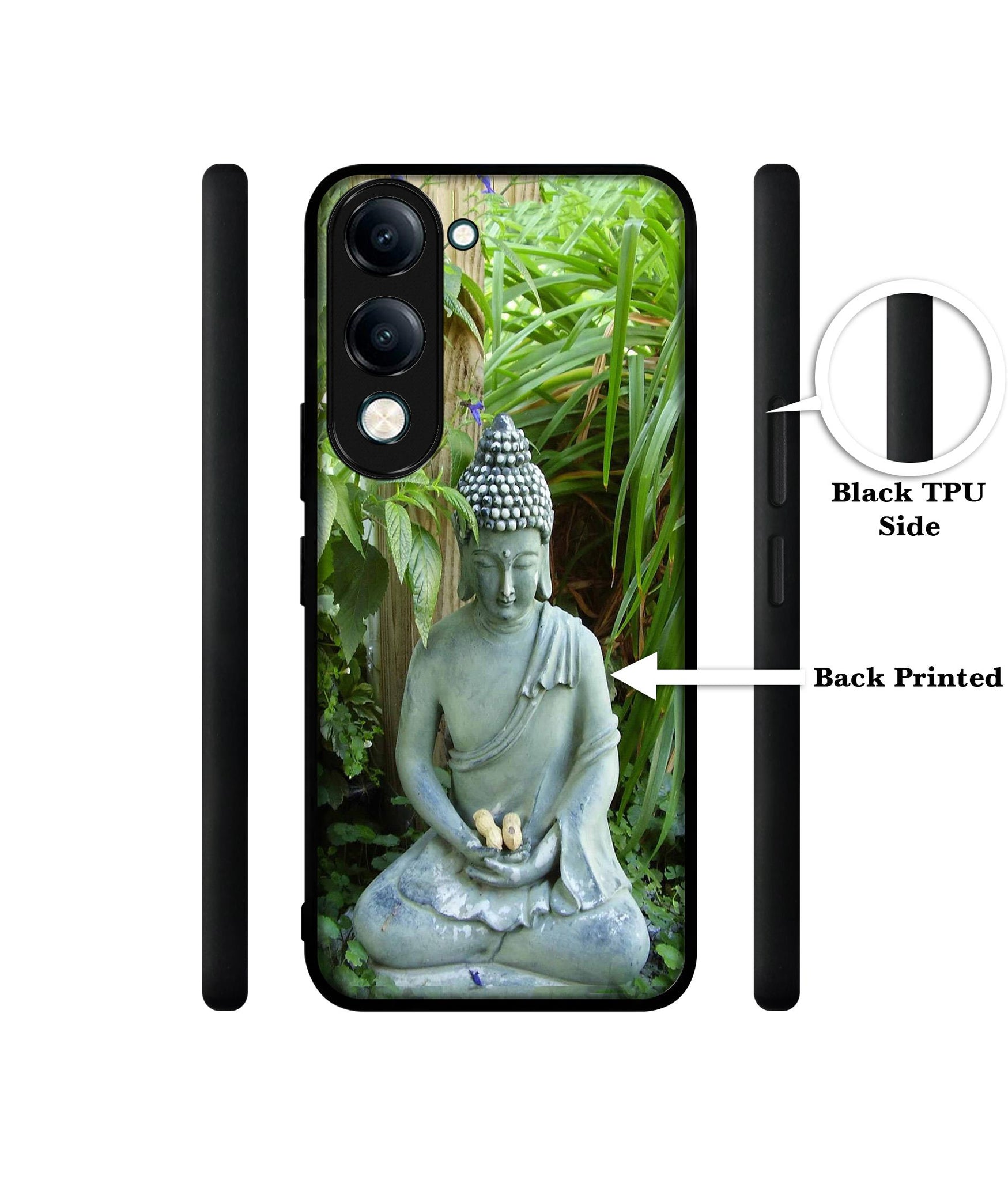 Buddhism Designer 2D Printed Back Case Cover for Vivo Y04 4G / Y19e 4G / Y29s 5G