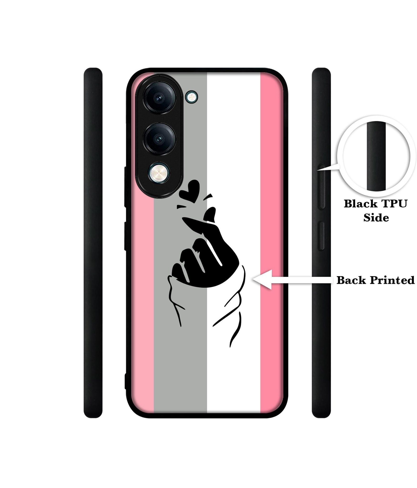 Cute Mini Love Designer 2D Printed Back Case Cover for Vivo Y04 4G / Y19e 4G / Y29s 5G