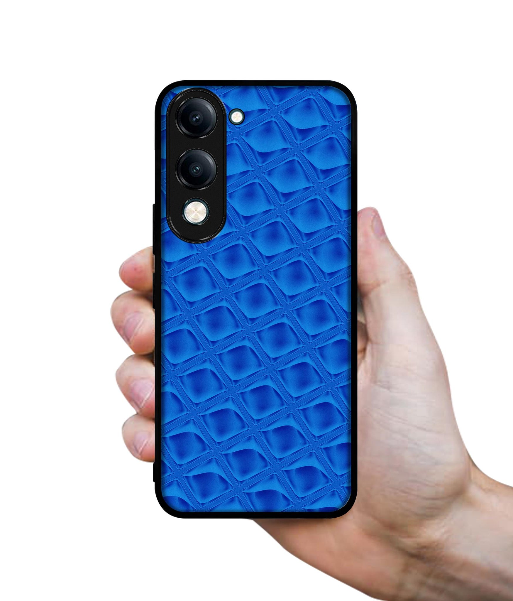 Blue Diamond Designer 2D Printed Back Case Cover for Vivo Y04 4G / Y19e 4G / Y29s 5G