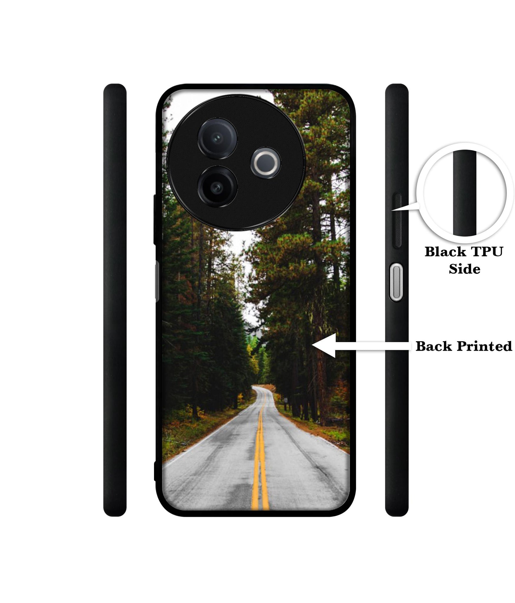 Road Photo Designer 2D Printed Back Case Cover for Vivo Y39 5G / Y300i 5G