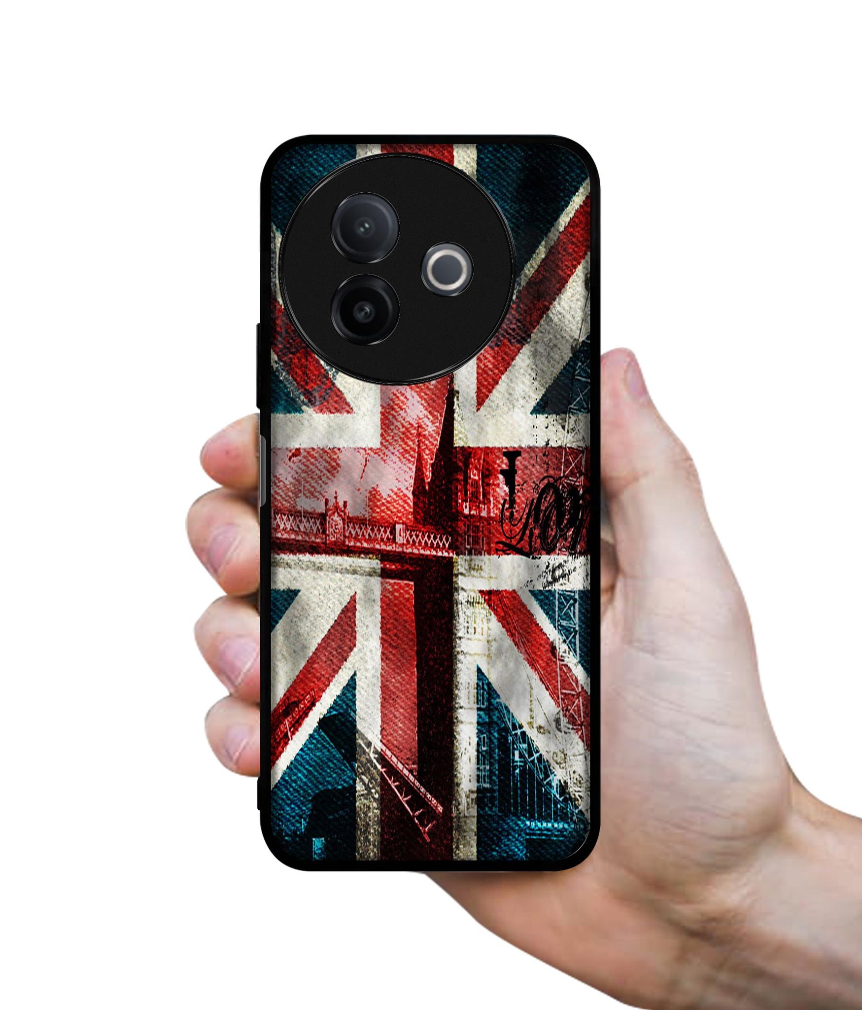 London Flag wallpaper Designer 2D Printed Back Case Cover for Vivo Y39 5G / Y300i 5G