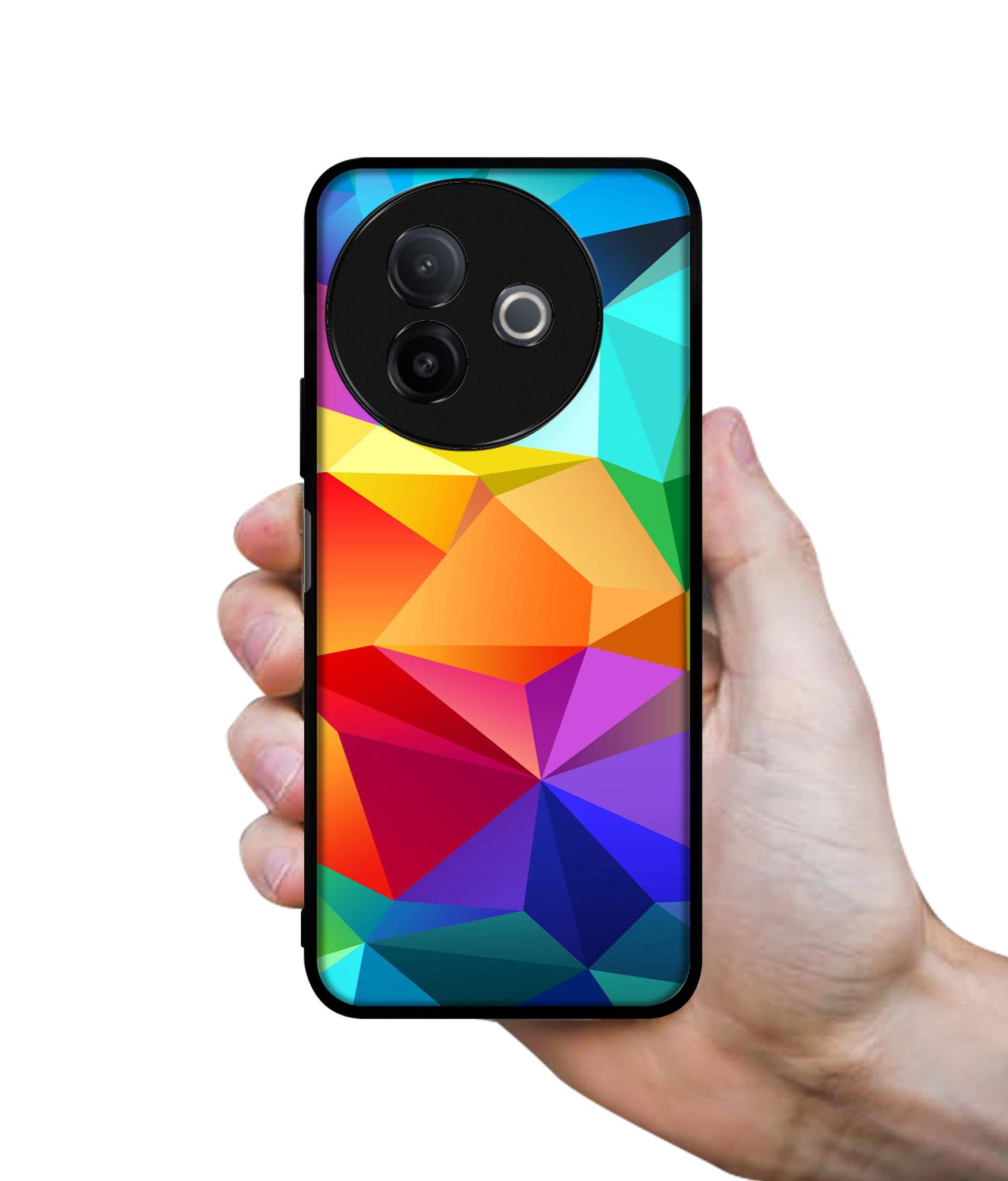 Colorful Pattern Designer 2D Printed Back Case Cover for Vivo Y39 5G / Y300i 5G