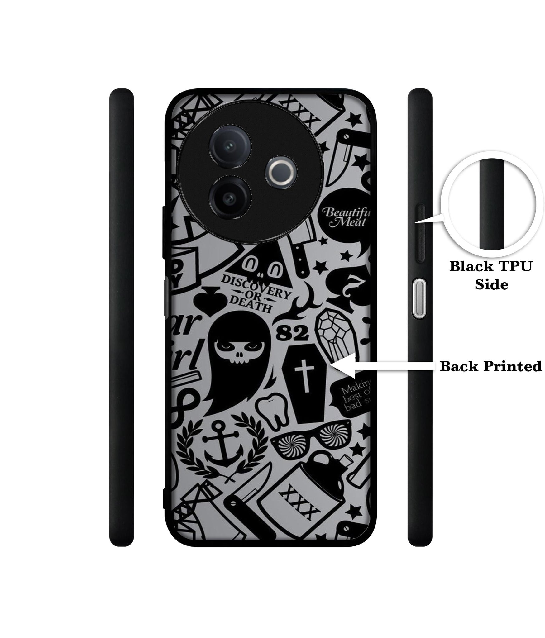 Discover Or Death Designer 2D Printed Back Case Cover for Vivo Y39 5G / Y300i 5G
