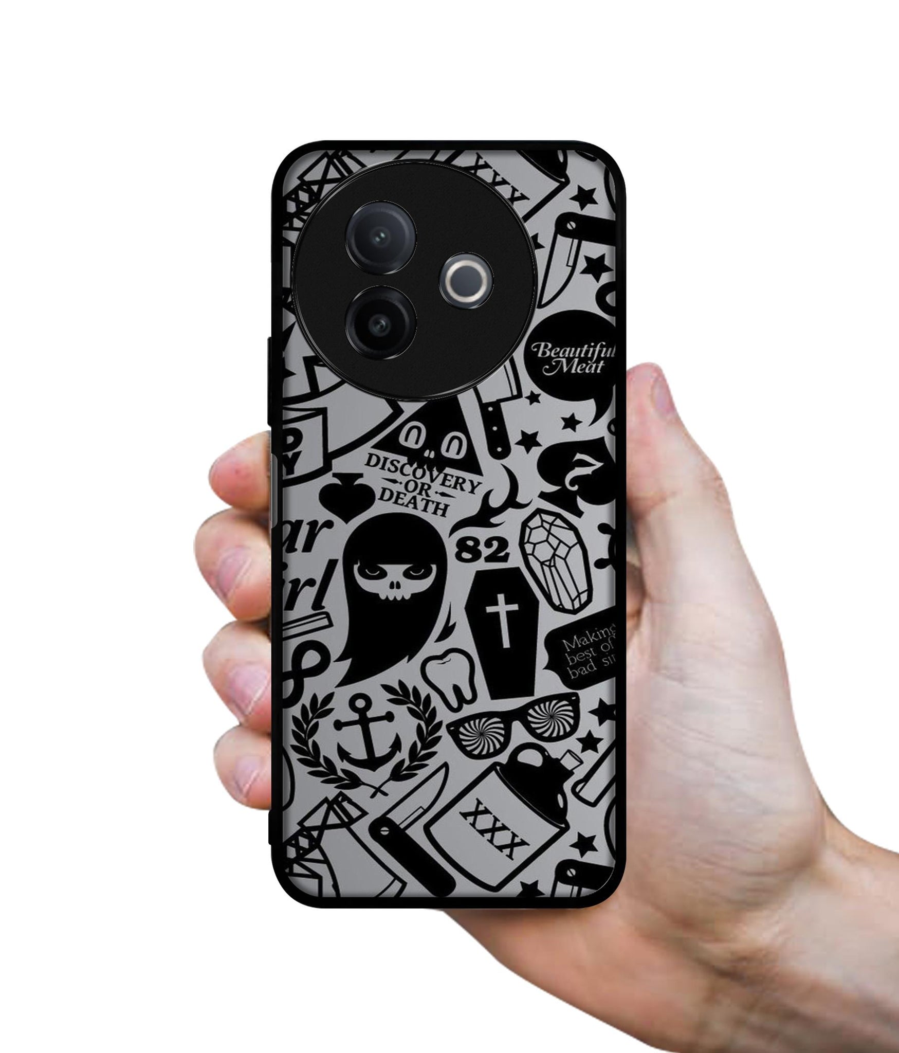 Discover Or Death Designer 2D Printed Back Case Cover for Vivo Y39 5G / Y300i 5G