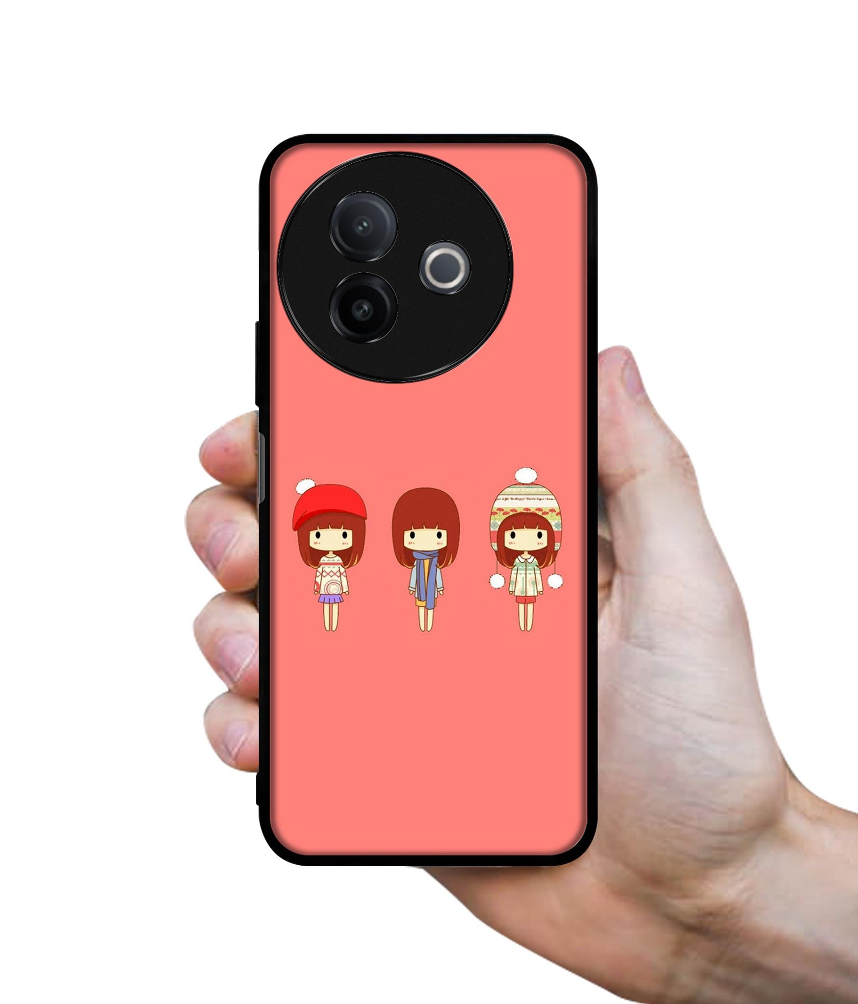 Cute Girls Designer 2D Printed Back Case Cover for Vivo Y39 5G / Y300i 5G