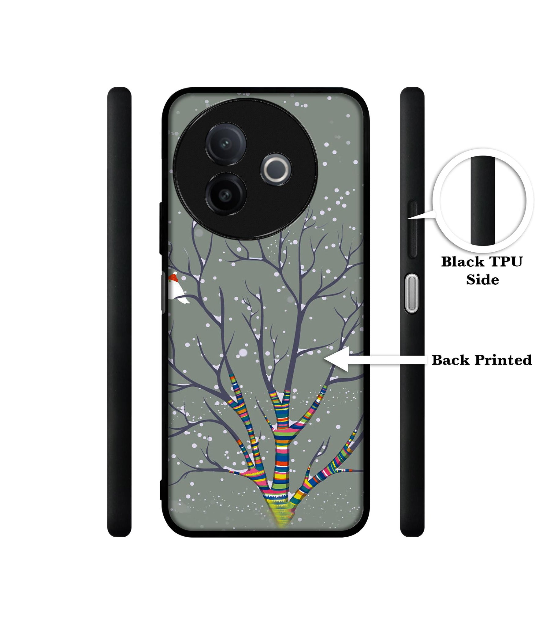 Winter Pattern Print Designer 2D Printed Back Case Cover for Vivo Y39 5G / Y300i 5G