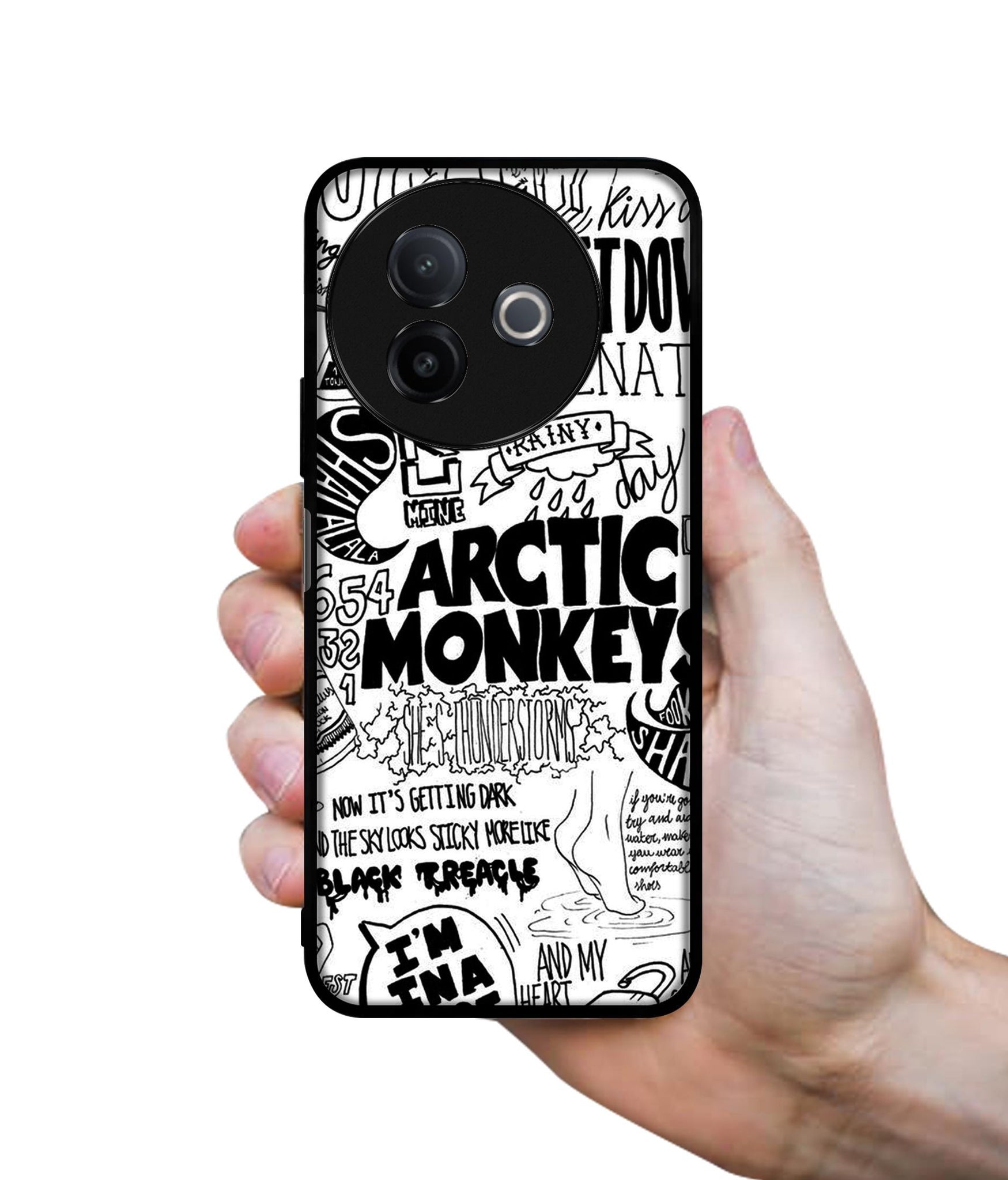 Arctic Monkeys Pattern Designer 2D Printed Back Case Cover for Vivo Y39 5G / Y300i 5G